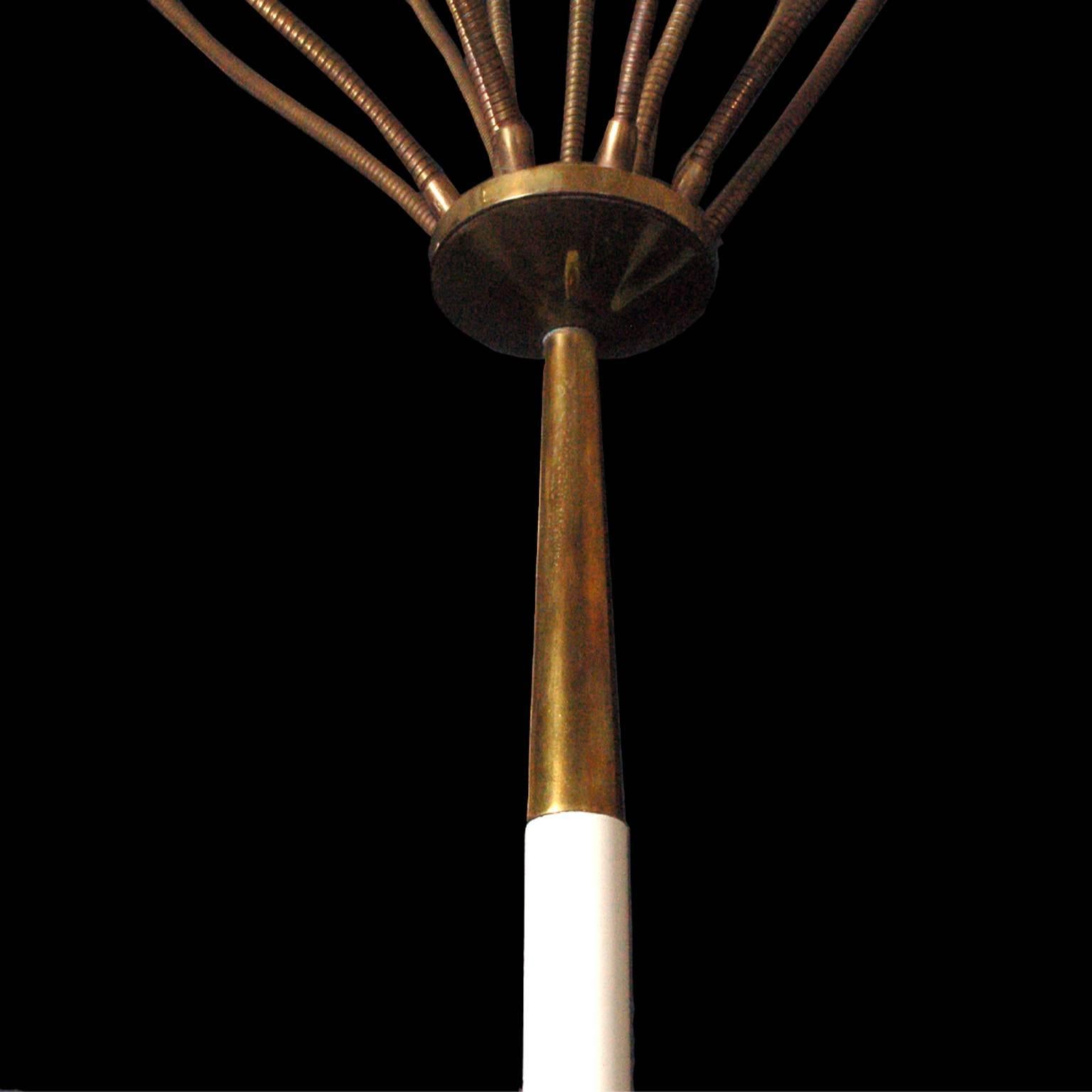 italien Rare lampadaire Gino Sarfatti modèle n° 1035, 1948