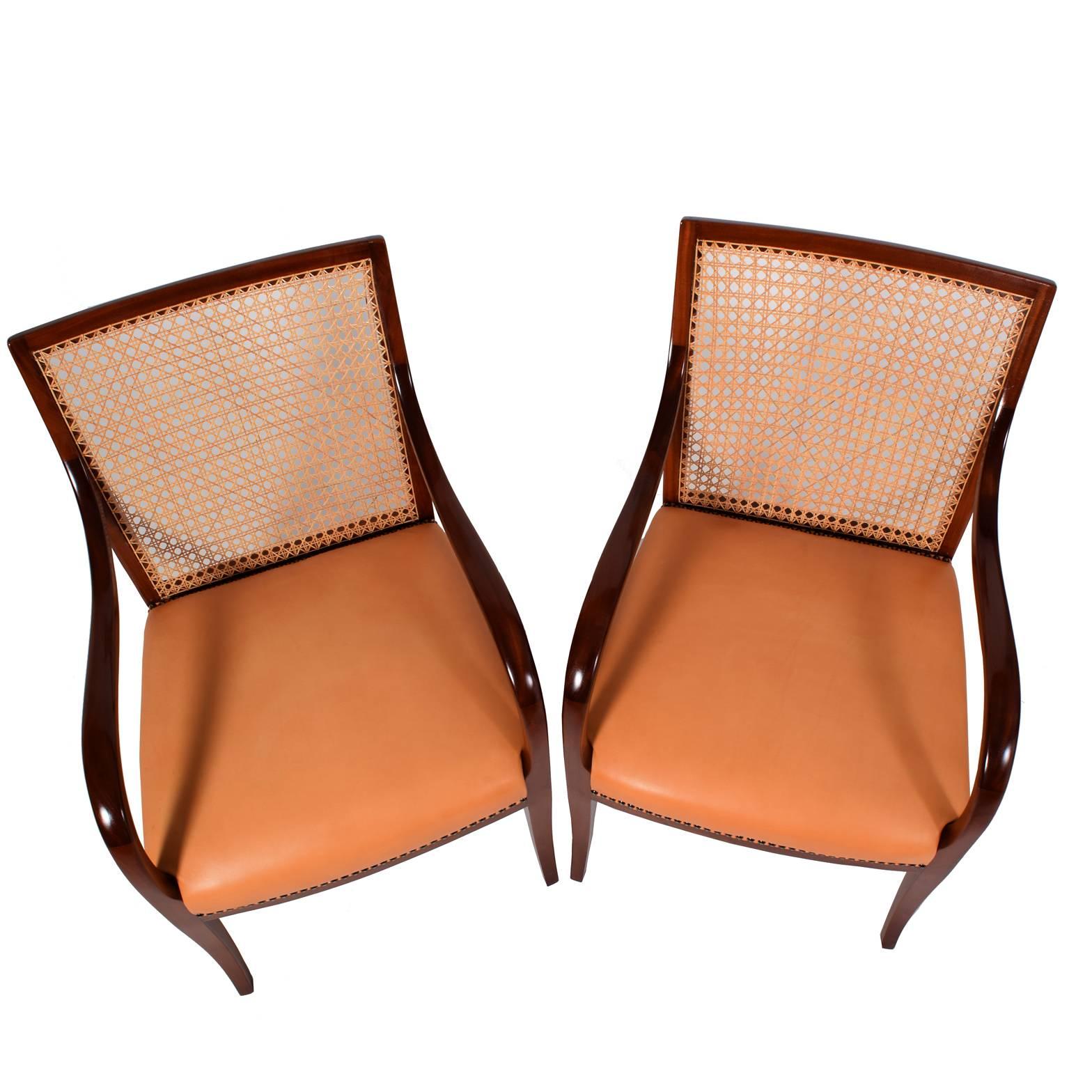 Danish Pair of Armchairs by Frits Henningsen