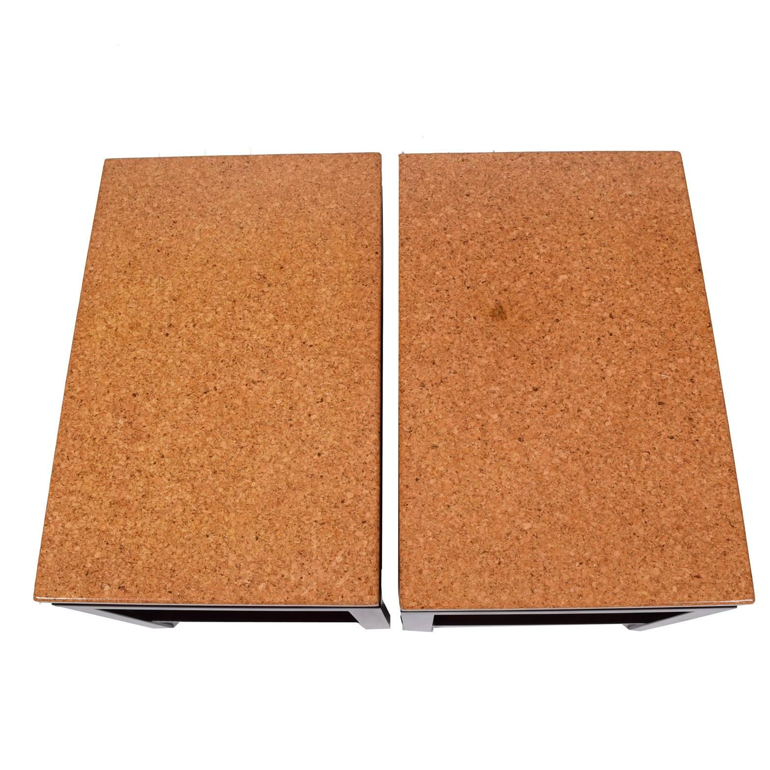 Mid-20th Century Pair of Side Tables by Paul Frankl for Johnson Furniture