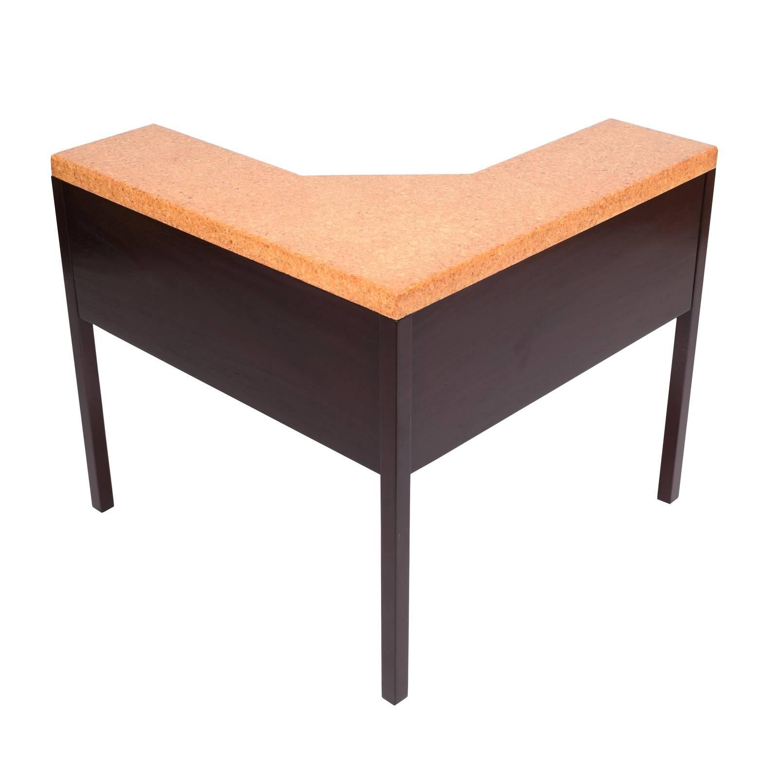 American Corner Table by Paul Frankl for Johnson Furniture For Sale