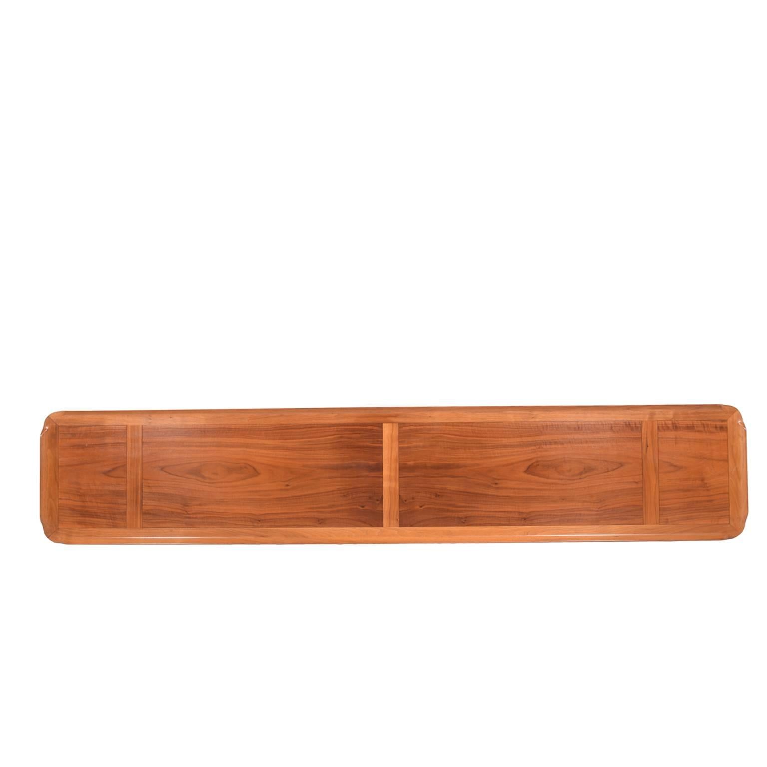 Scandinavian Modern Long Walnut Bench by Finn Juhl for Baker Modern