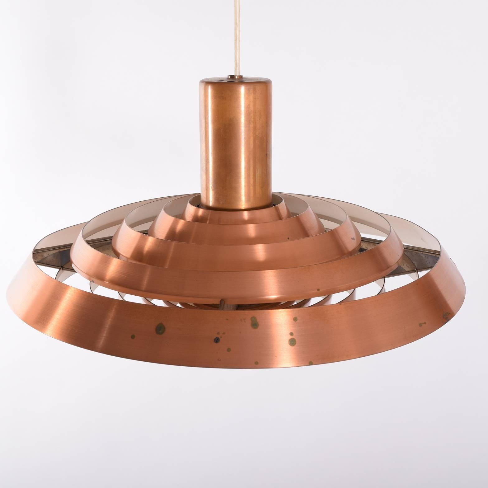 Scandinavian Modern Plate Pendant Lamp by Poul Henningsen for Louis Poulsen