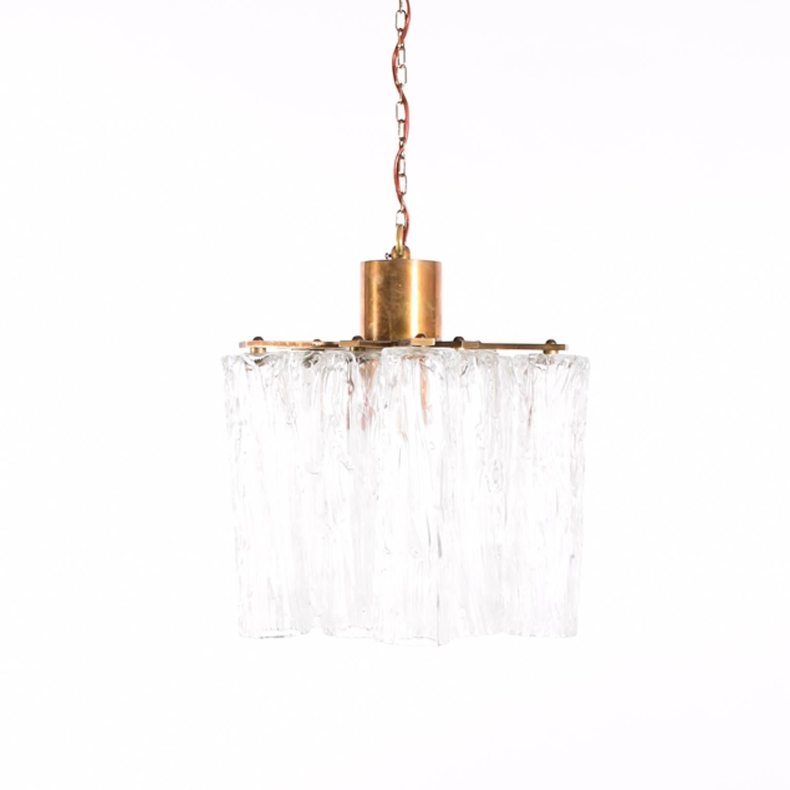 Modern 1940s Murano Chandelier Attributed to Barovier & Toso For Sale