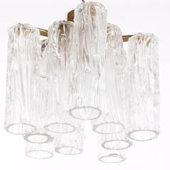 Lustre de Murano des années 1940 attribué à Barovier & Toso
