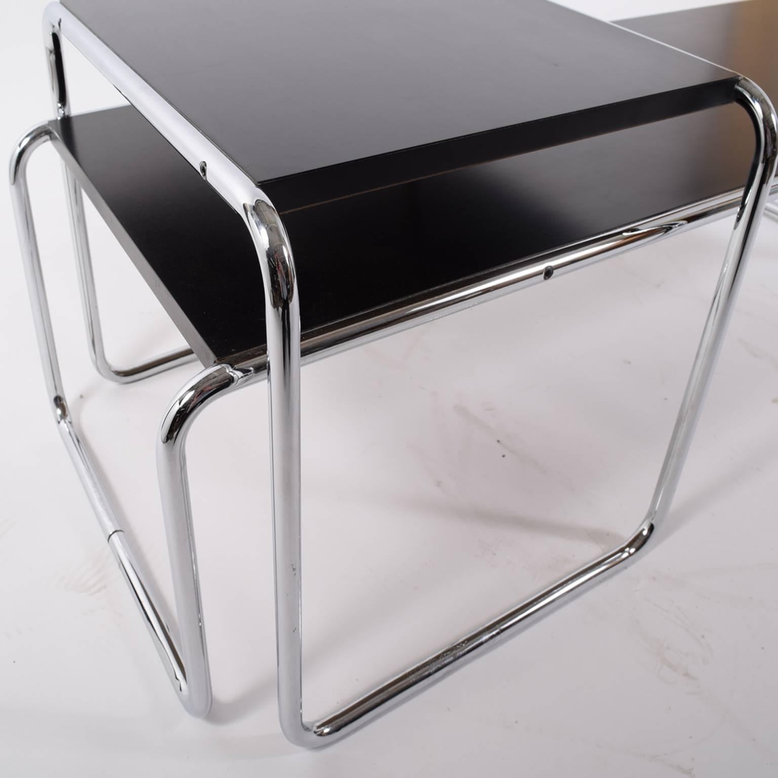 Bauhaus Laccio Tables Design Marcel Breuer, 1925 for Knoll