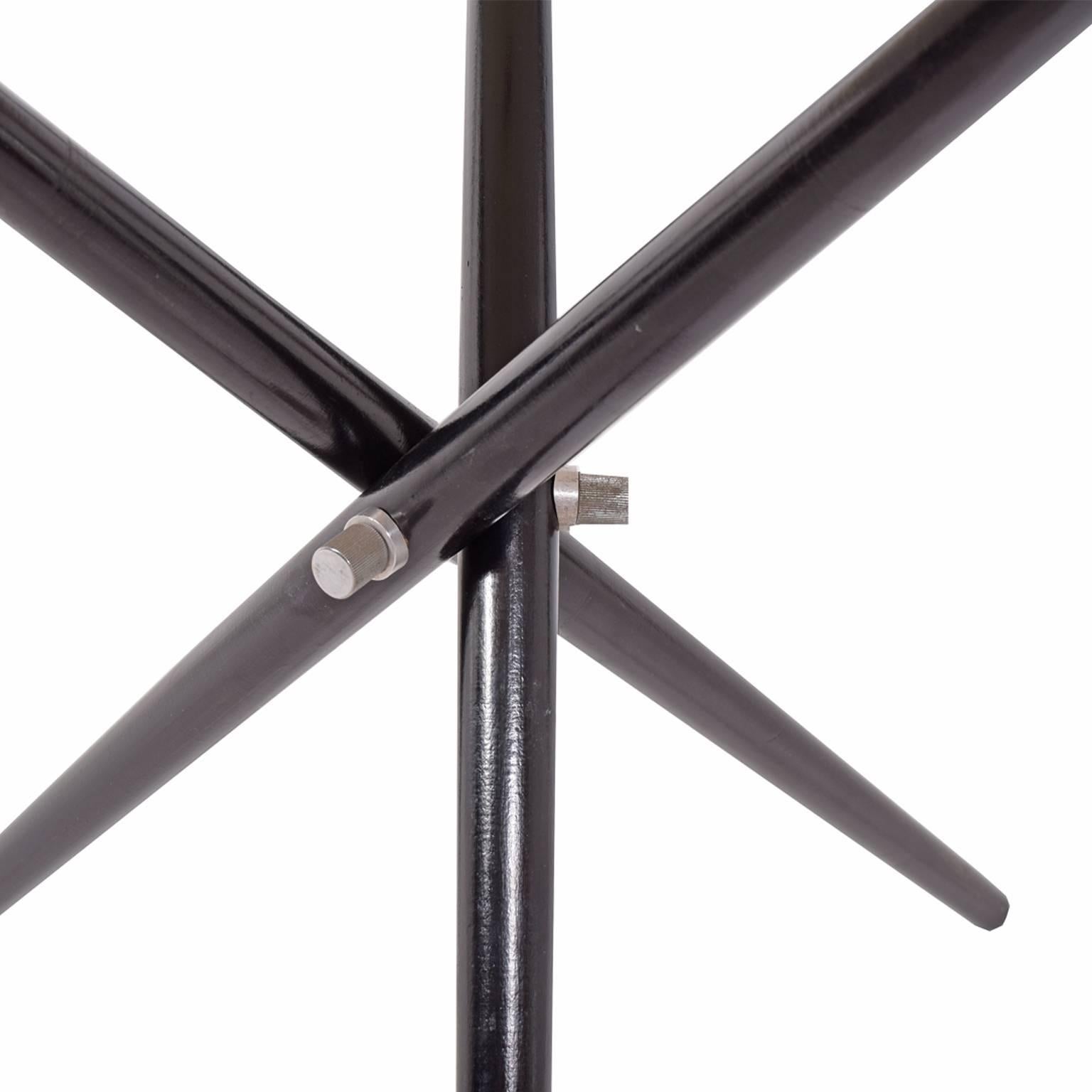 Swiss Orly Small Tripod Table by Hans Bellmann for Knoll Associates