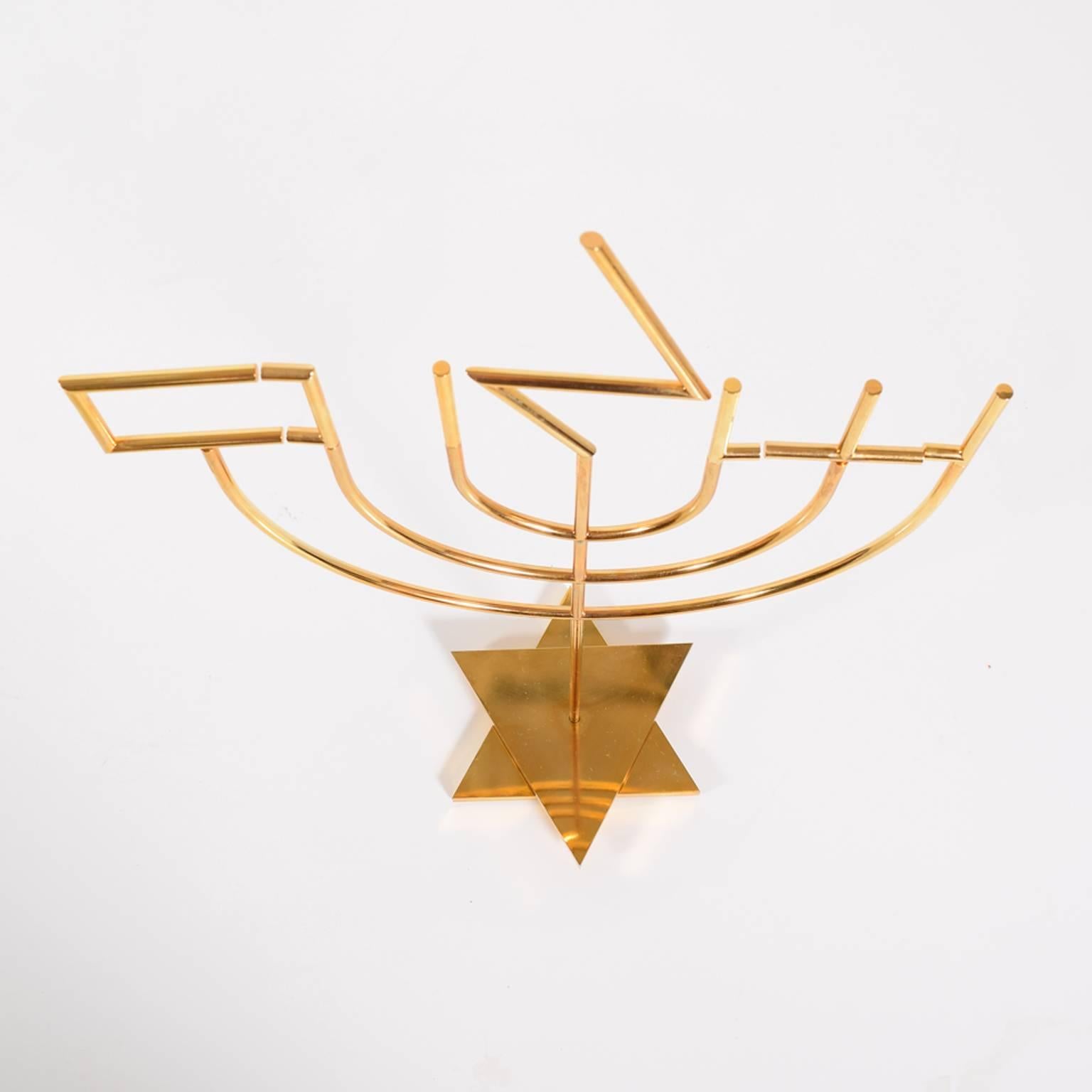 Modern Sculpture by Yaacov Agam ‘Peace Candelabra’ Edition of 180