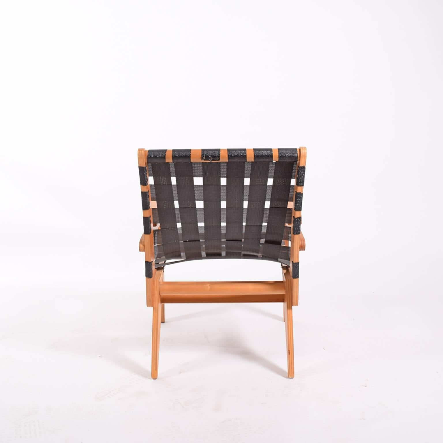 1940s Klaus Grabe Plywood Armchair In Good Condition For Sale In Hudson, NY