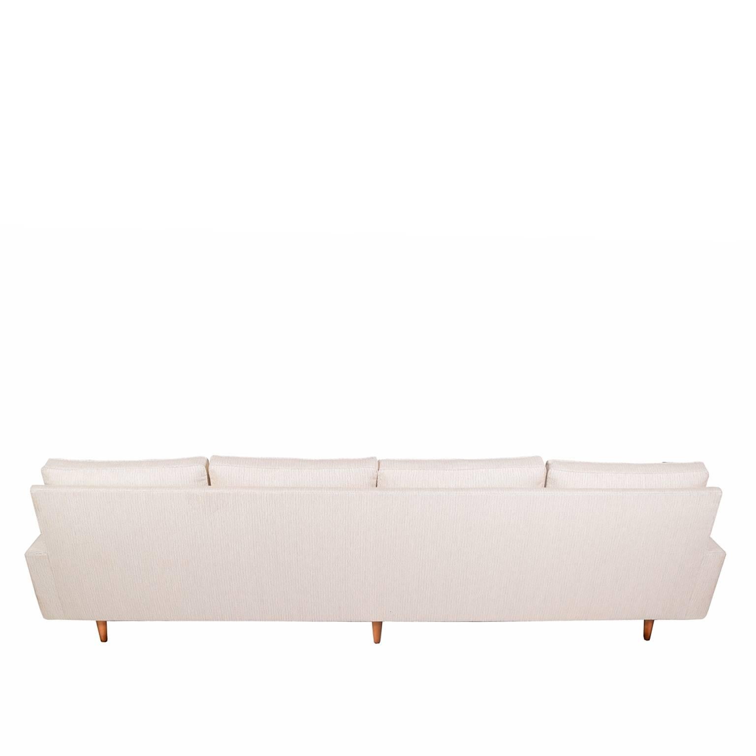 American Rare Four-Seat Florence Knoll Sofa #26