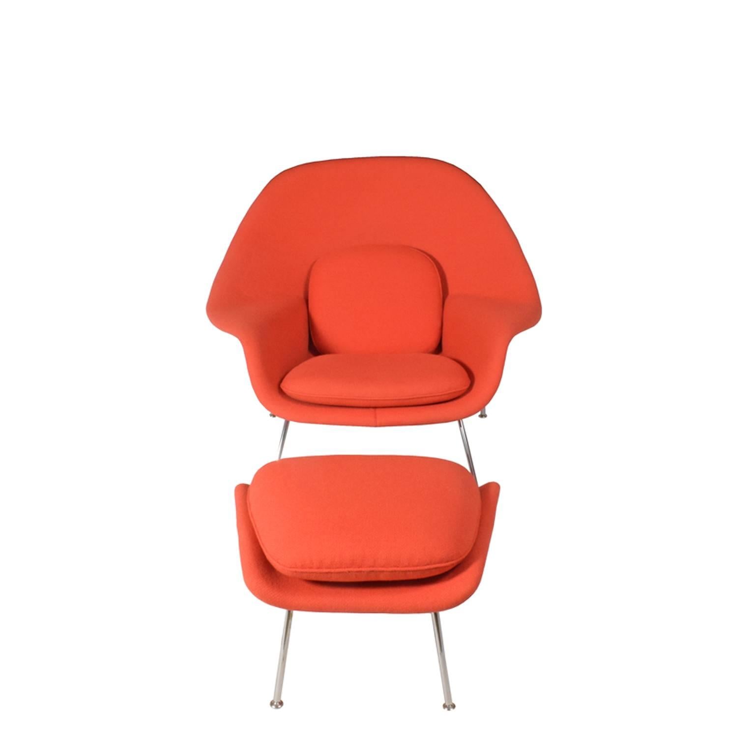 American Womb Chair and Ottoman Eero Saarinen for Knoll