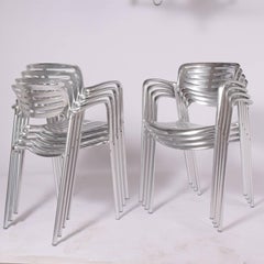 Jorge Pensi Table and Four Toledo Chairs for Amat / Knoll