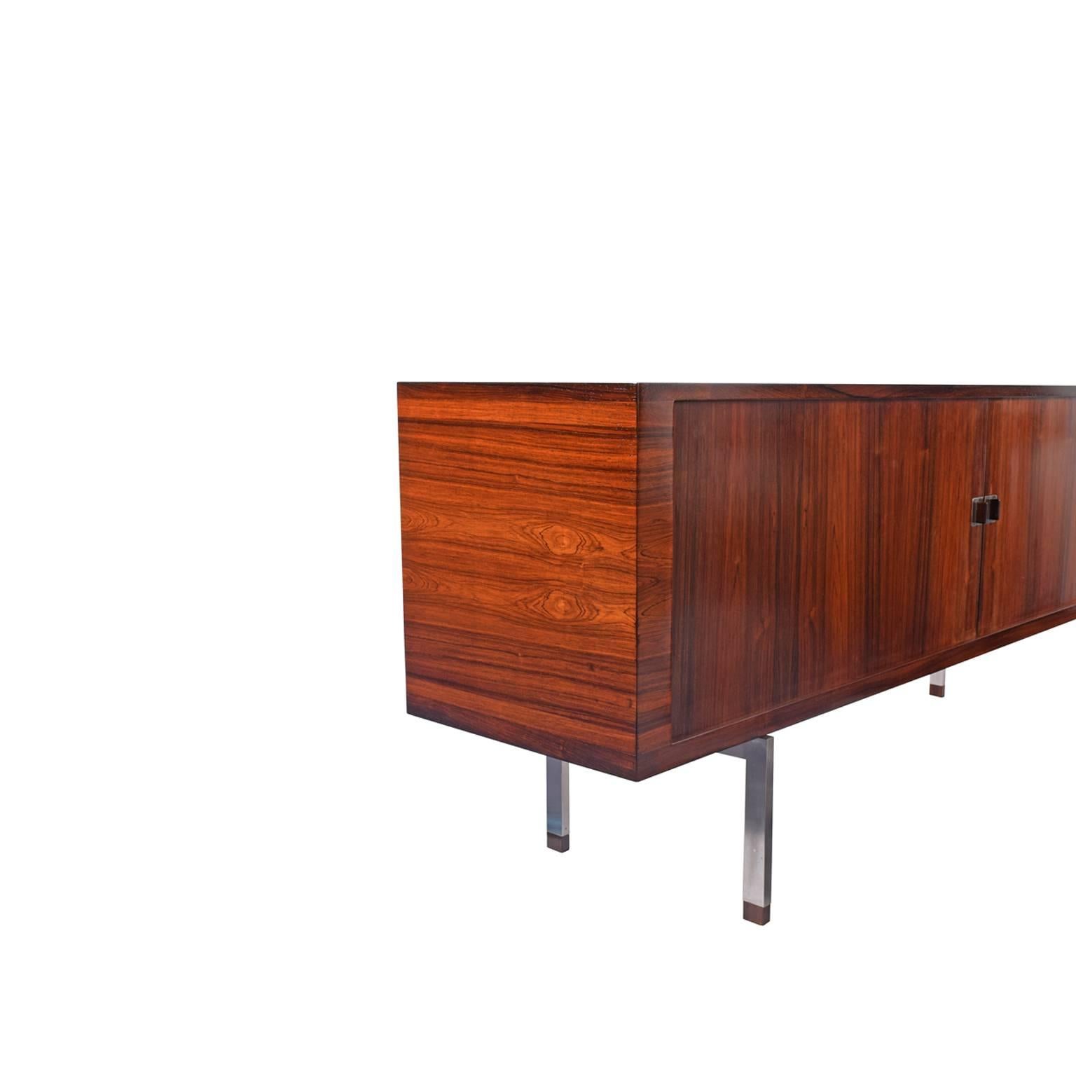 Hans Wegner Rosewood Sideboard for Ry Møbler In Excellent Condition In Hudson, NY