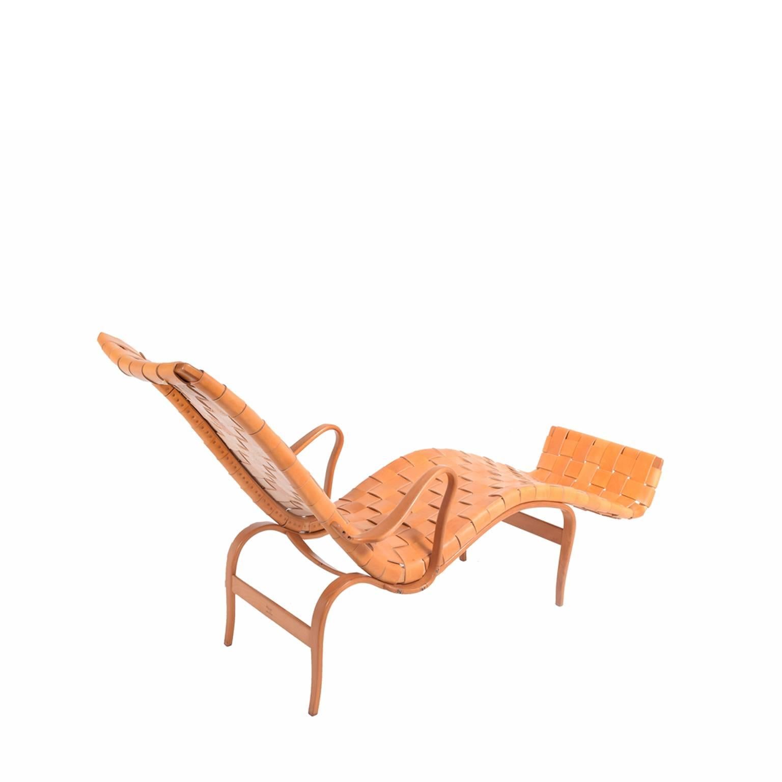 Laminated 'Pernilla 3' Lounge Chair by Bruno Mathsson for Karl Mathsson