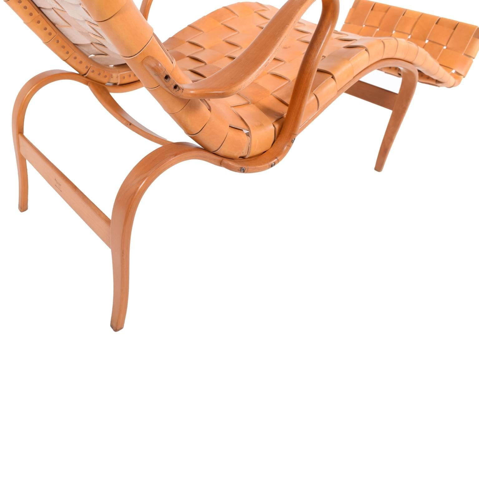 'Pernilla 3' Lounge Chair by Bruno Mathsson for Karl Mathsson 1