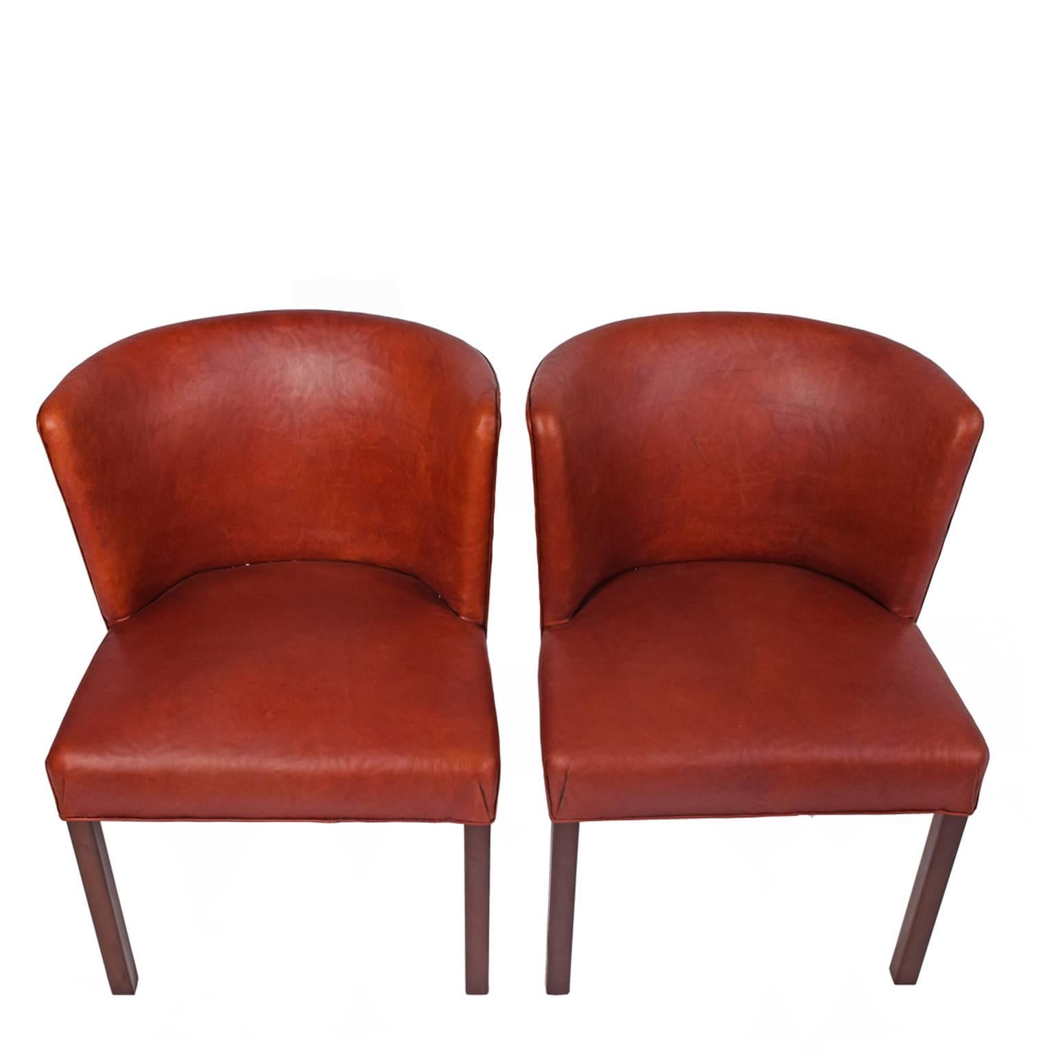  Fritz Hansen Armchairs, 1941 In Good Condition In Hudson, NY