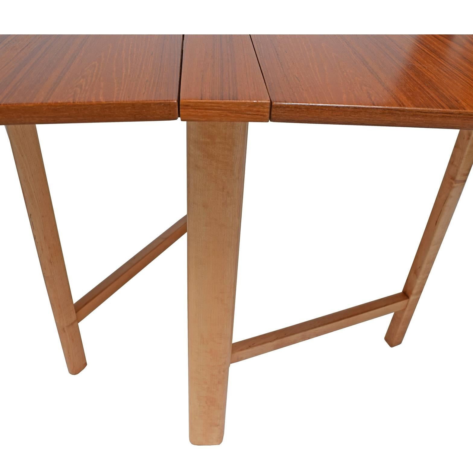 Mid-20th Century Signed Bruno Mathsson 'Maria' Expandable Dining Table for Karl Mathsson, 1961