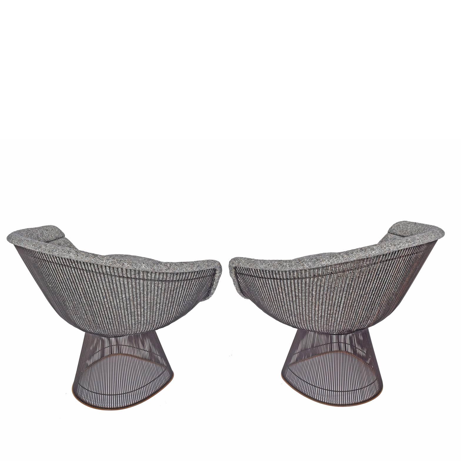 American  Warren Platner Collection Bronze Lounge Seating for Knoll Associates