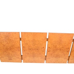 King-Size Burl Maple Headboard by Lane Furniture