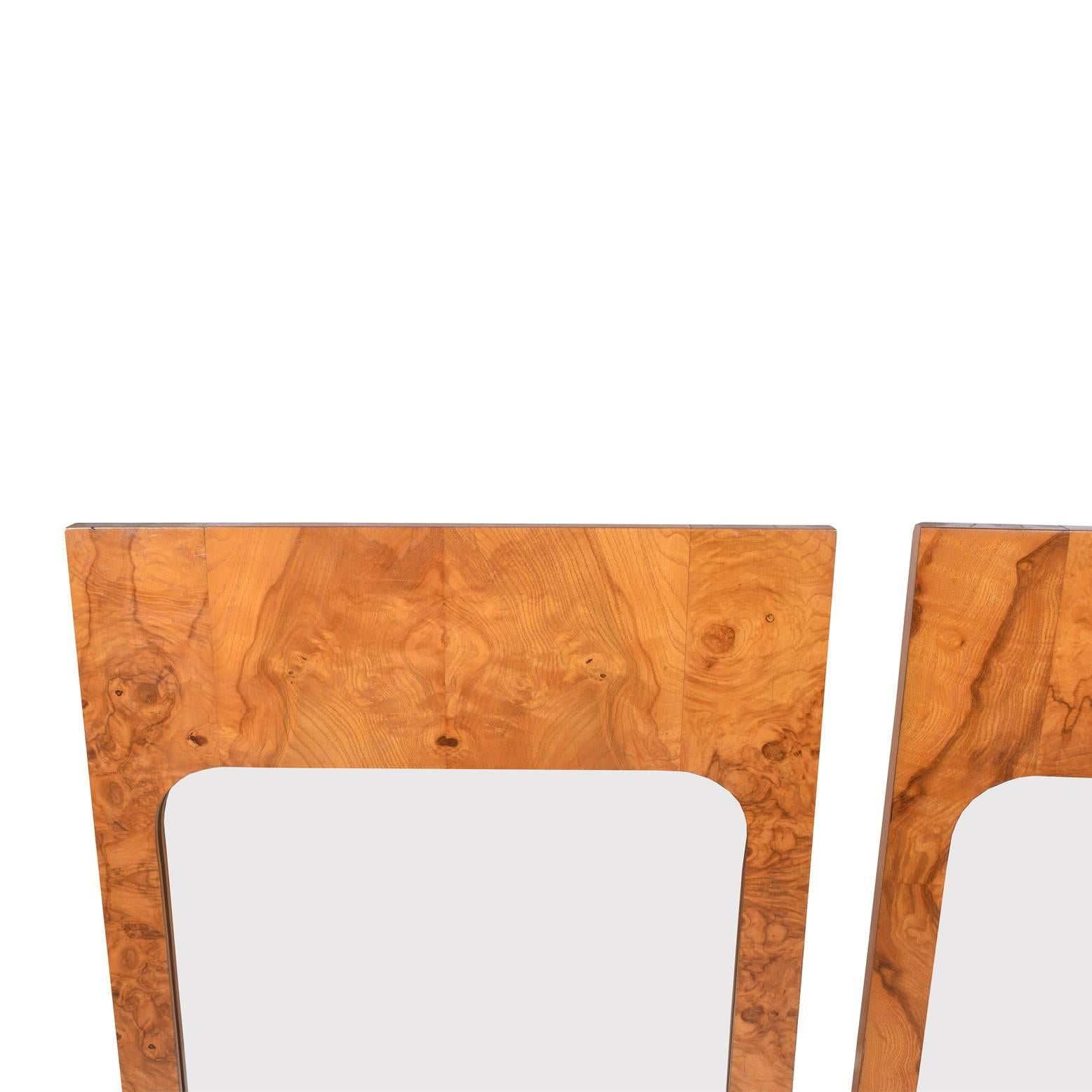 lane furniture wood mirror