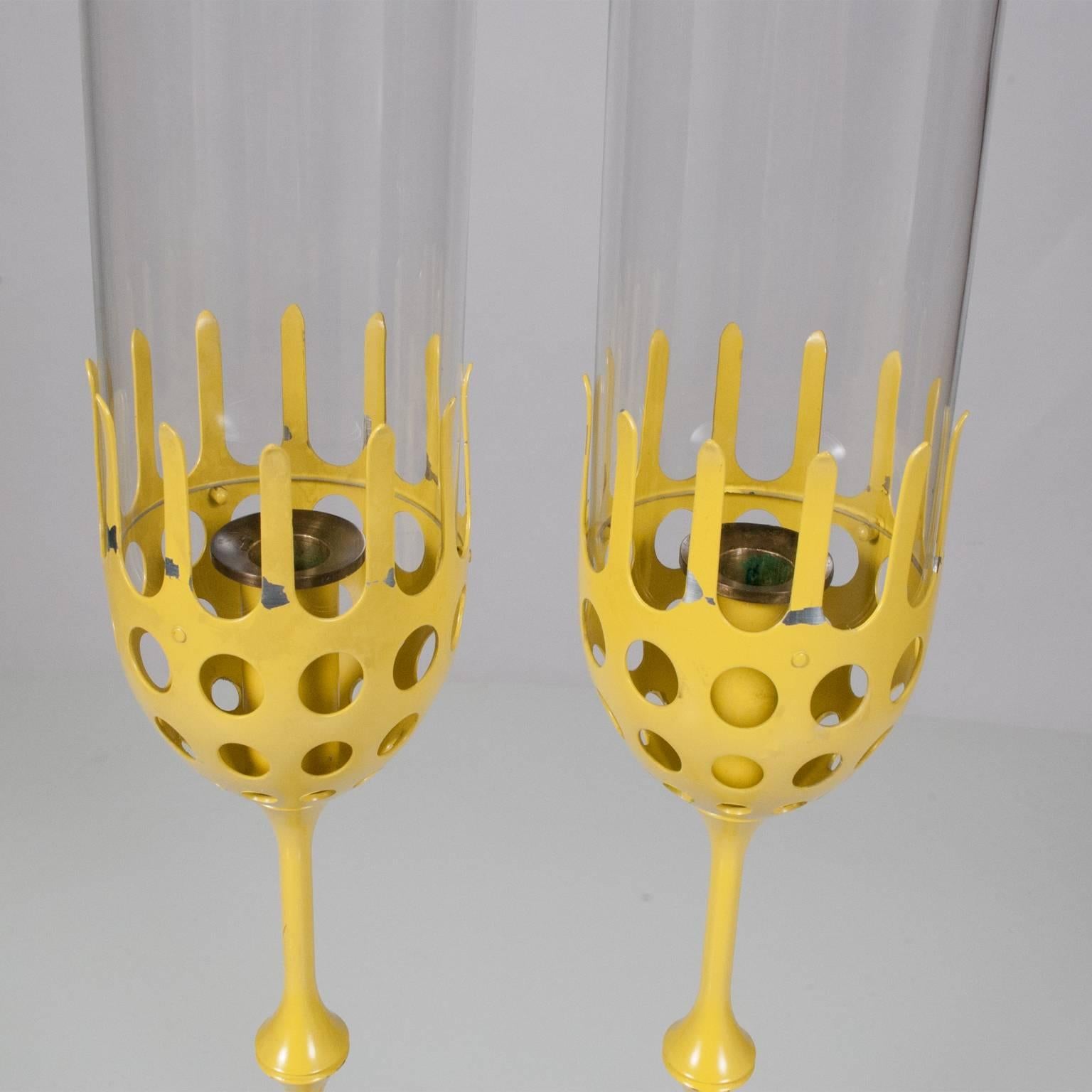 Late 20th Century Pair of Early Candleholders by Bjorn Wiinblad