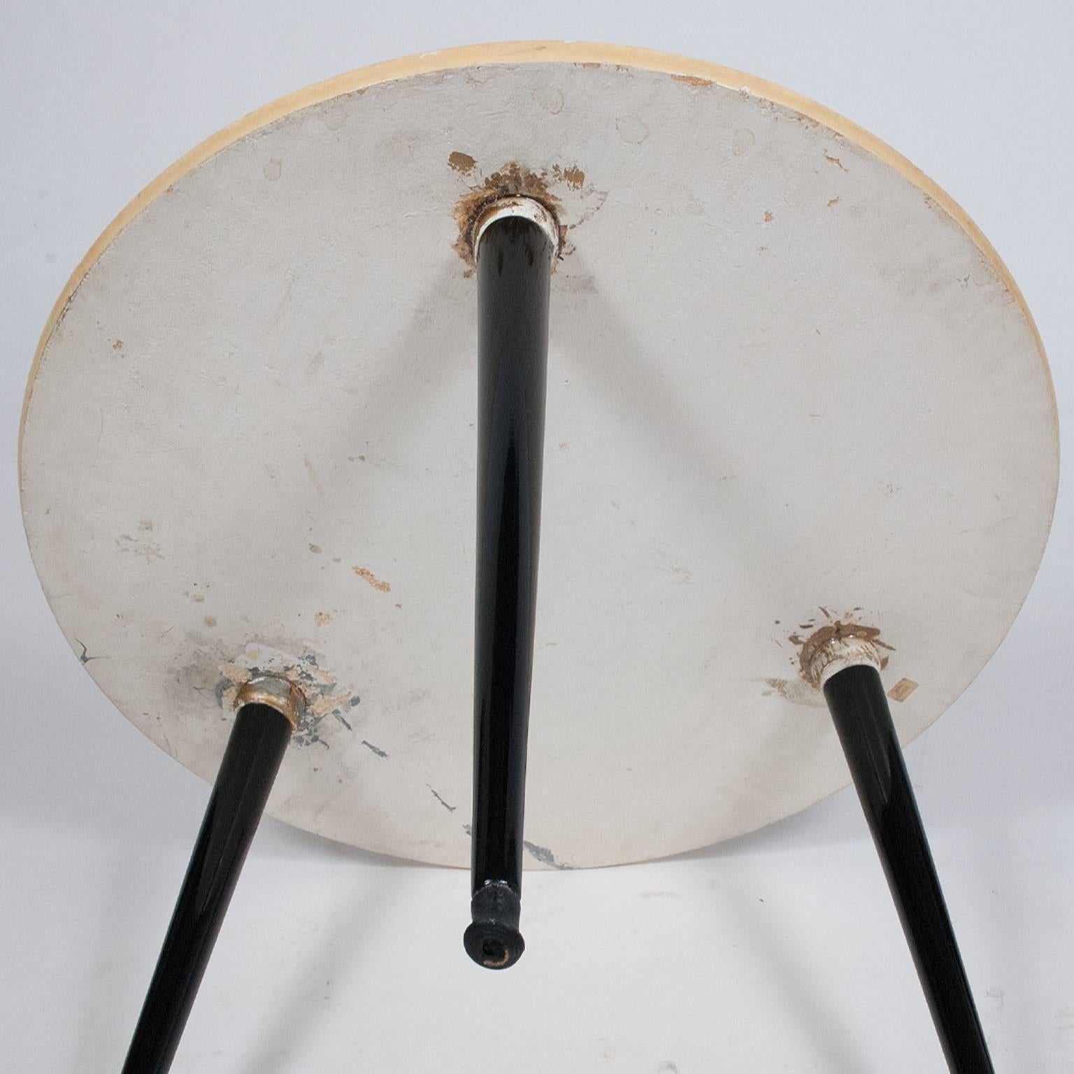 Mid-20th Century Original Lamp Table by Piero Fornasetti