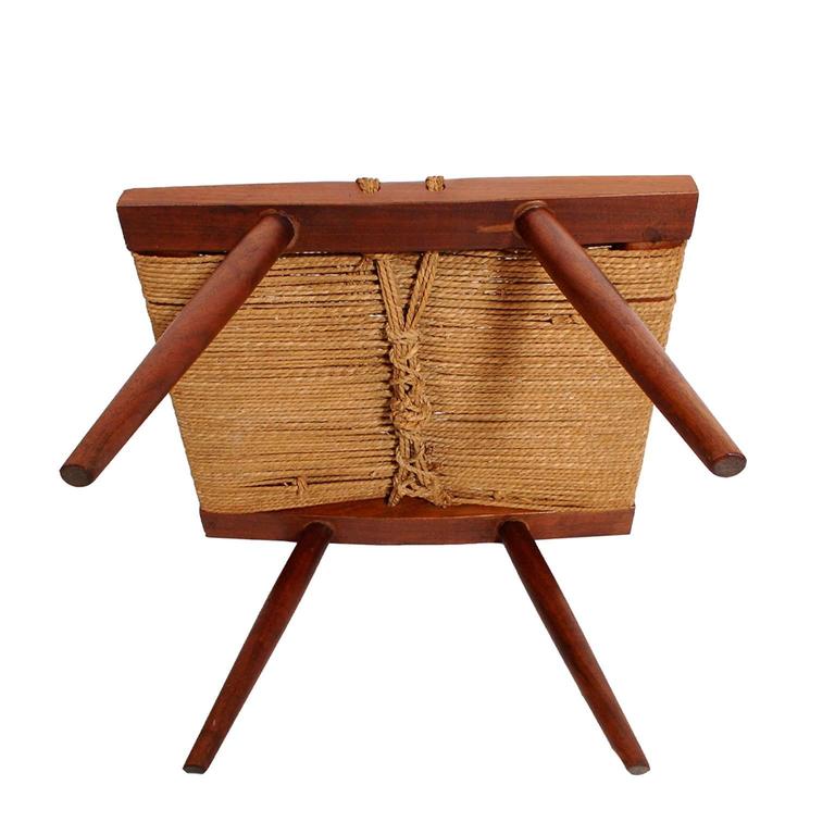 Grass Seat Stool by Nakashima at 1stDibs