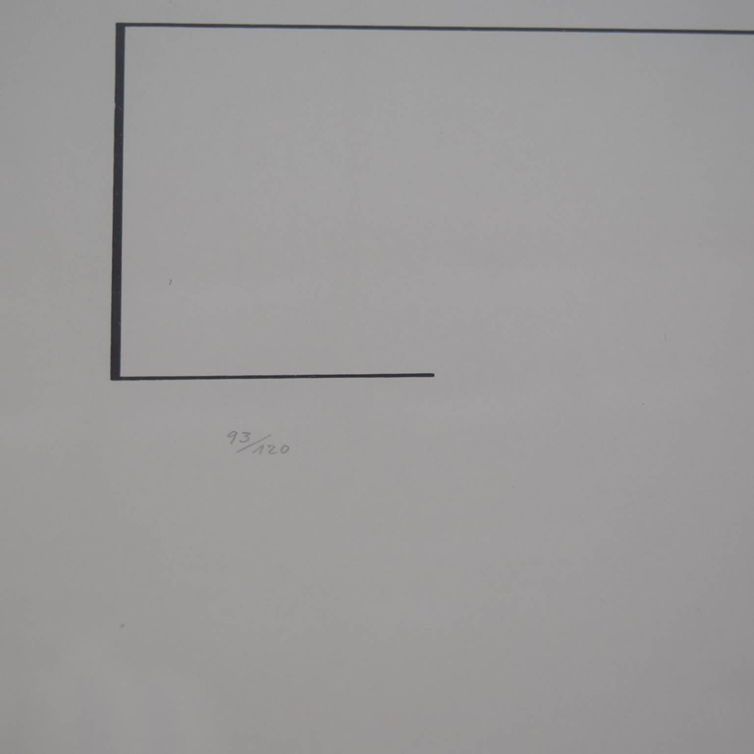 Late 20th Century Werner Graeff Constructivist Screen Prints