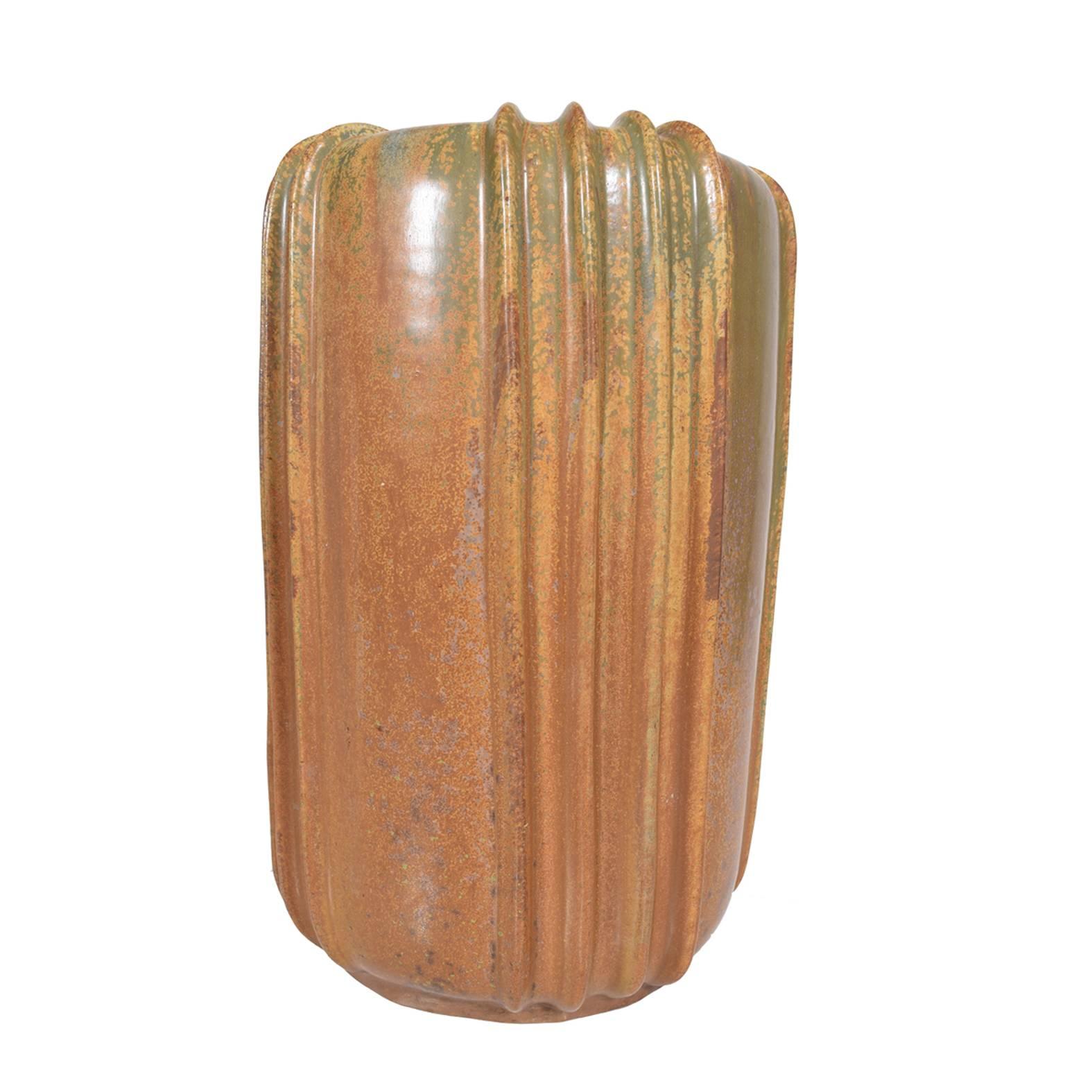 Scandinavian Modern Large Arne Bang Stoneware Vase, 1940s