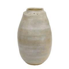 Large Hand Thrown Chamotte Floor Vase