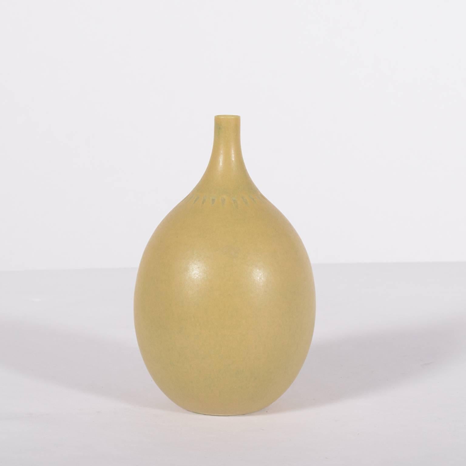 Scandinavian Modern Mini Vases by Berndt Friberg for Gustavsberg Right one Sold