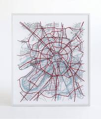 Œuvre d'art de film à épingle « Moscou » de Matthew Picton