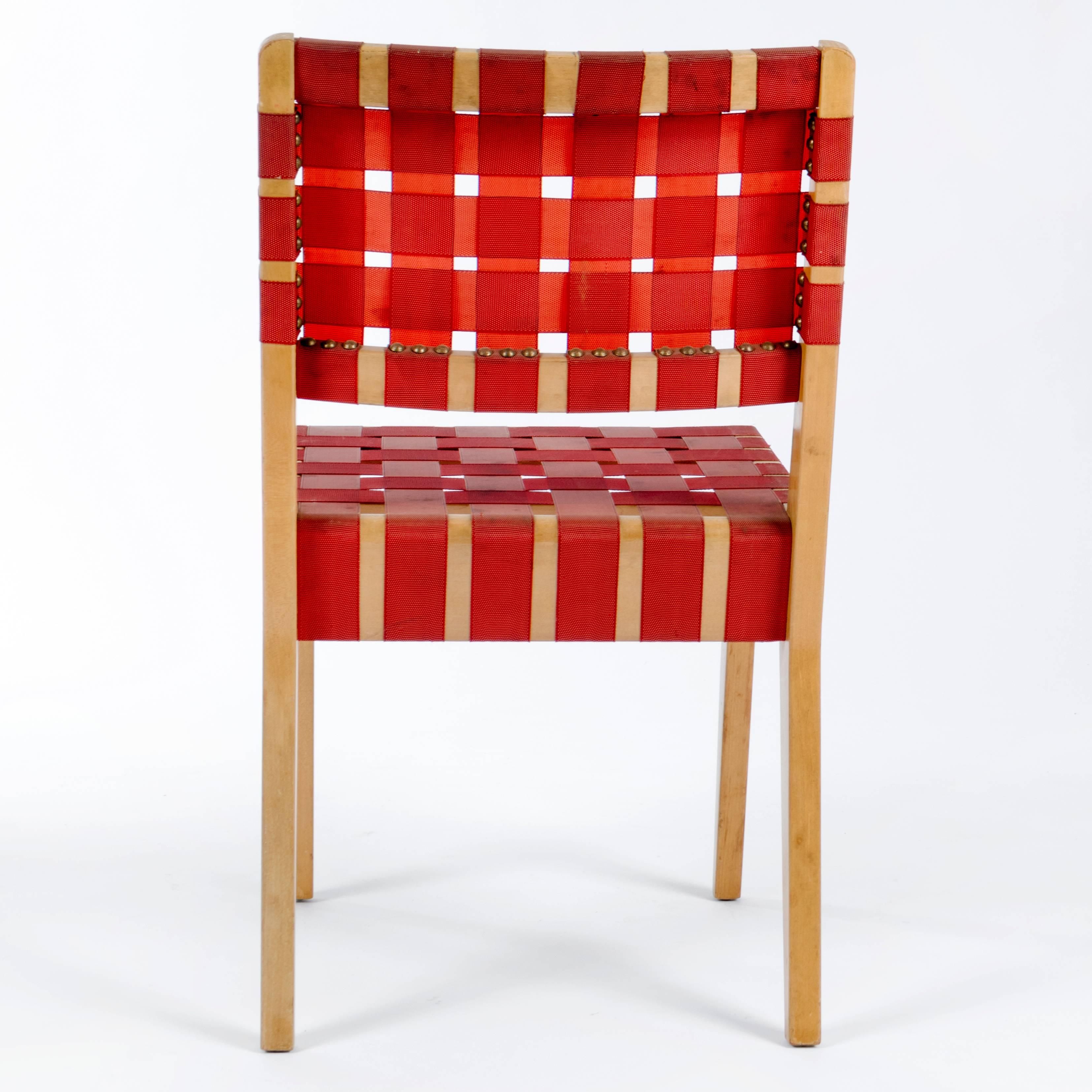 American Early Jens Risom Side Chair for Knoll For Sale