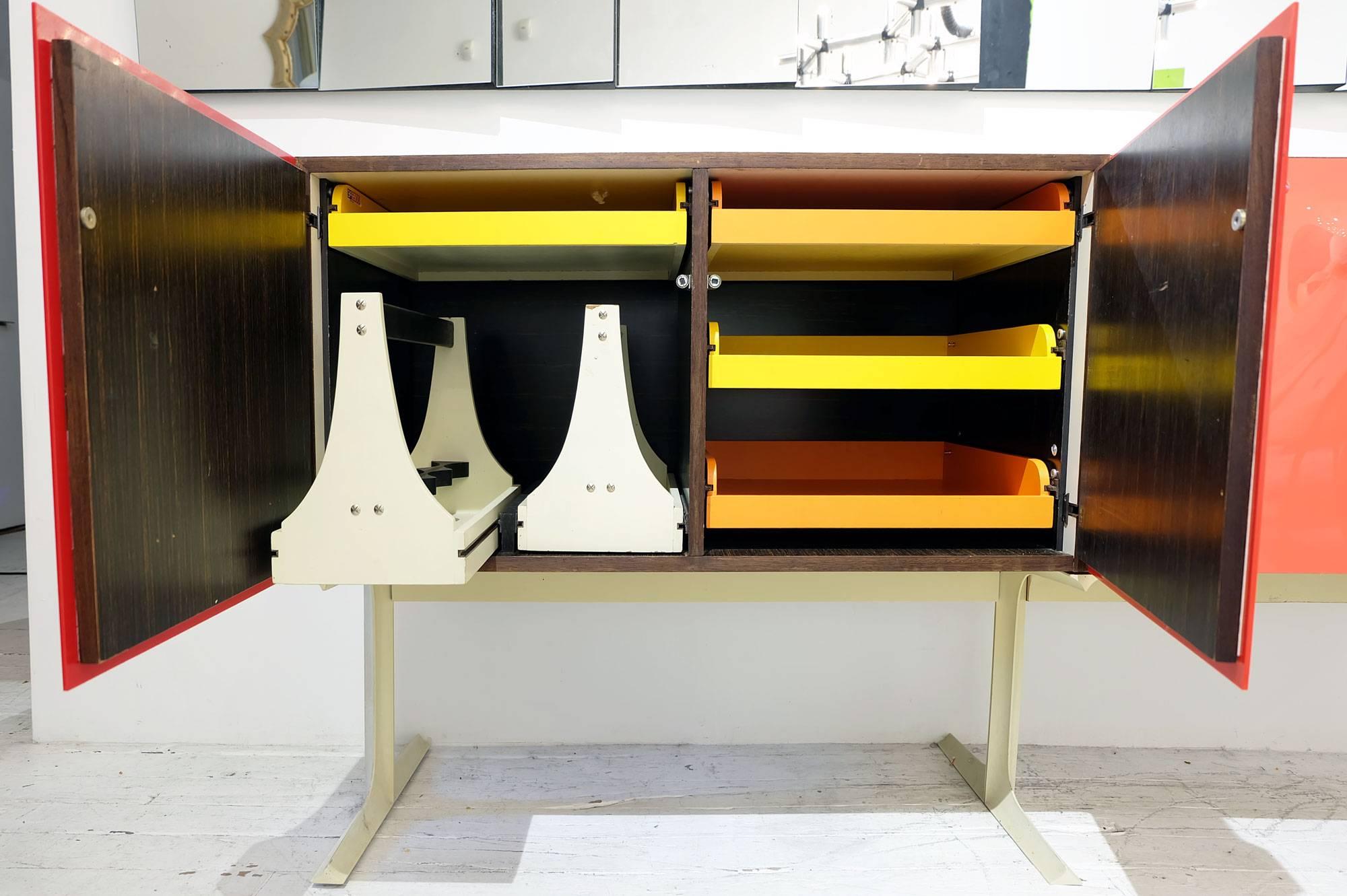 Mid-Century Modern Raymond Loewy DF-2000 Bar Cabinet