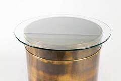 Mastercraft Brass Drum Table