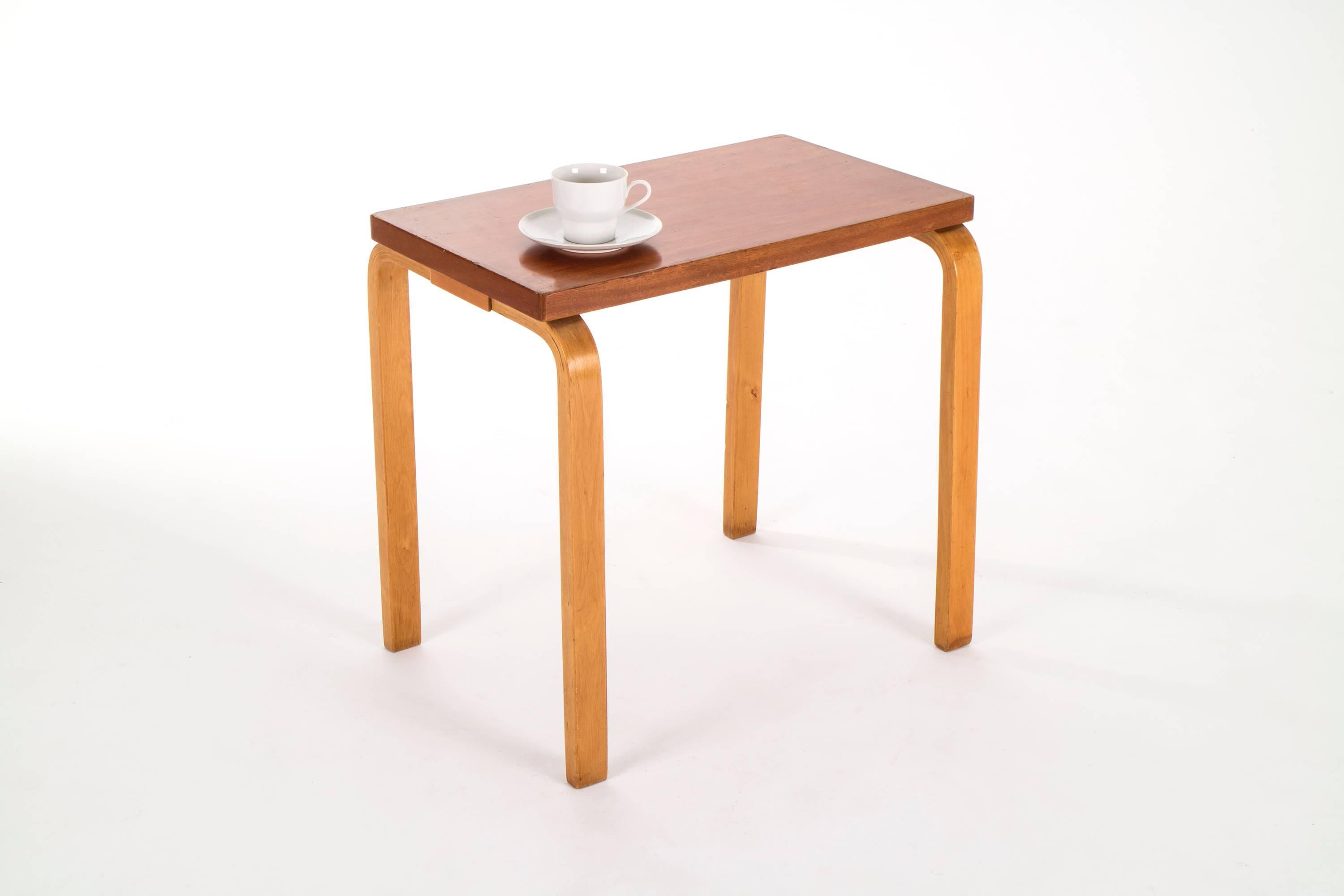Birch Alvar Aalto Side Table for Artek