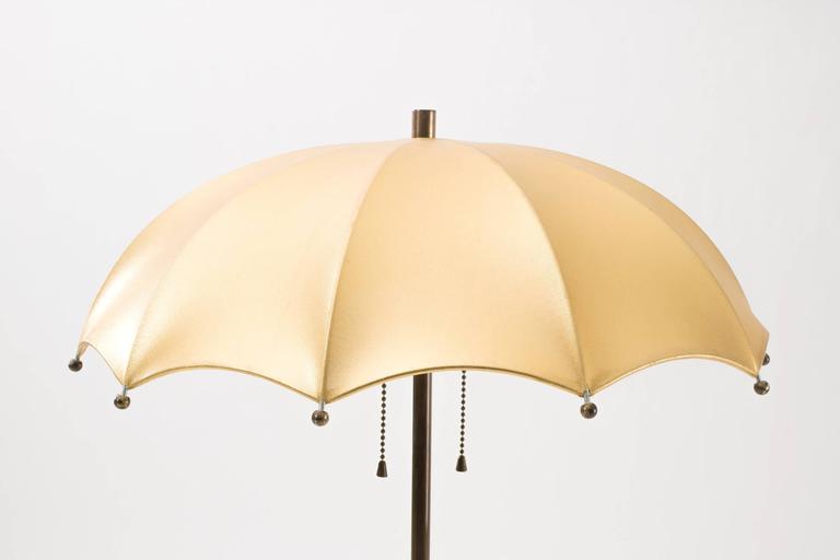 Gilbert Rohde Pair of Umbrella Floor Lamps For Sale at 1stDibs