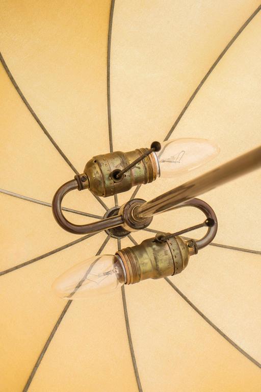 Gilbert Rohde Pair of Umbrella Floor Lamps For Sale at 1stDibs