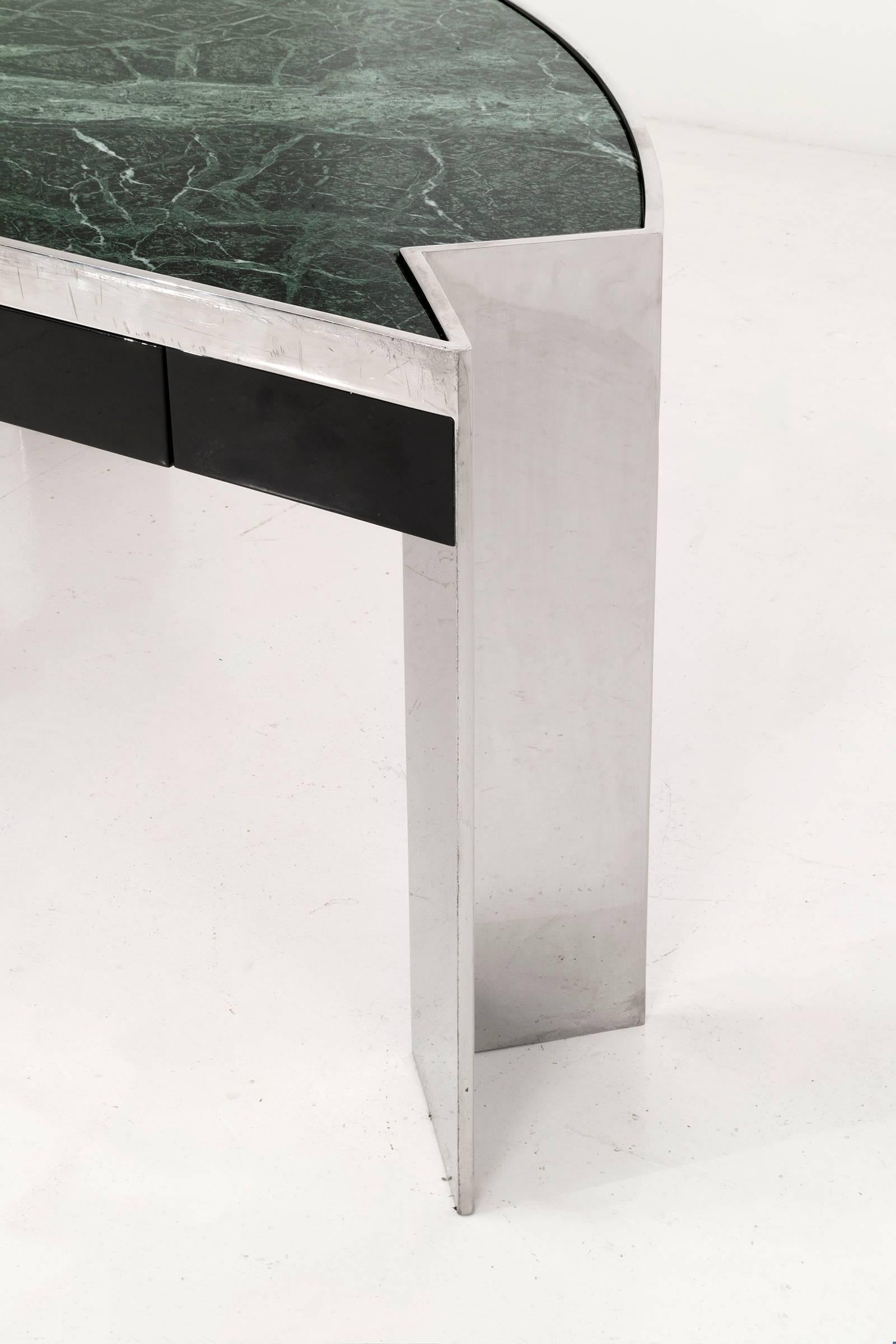 Mid-Century Modern Leon Rosen Mezzaluna Desk for Pace