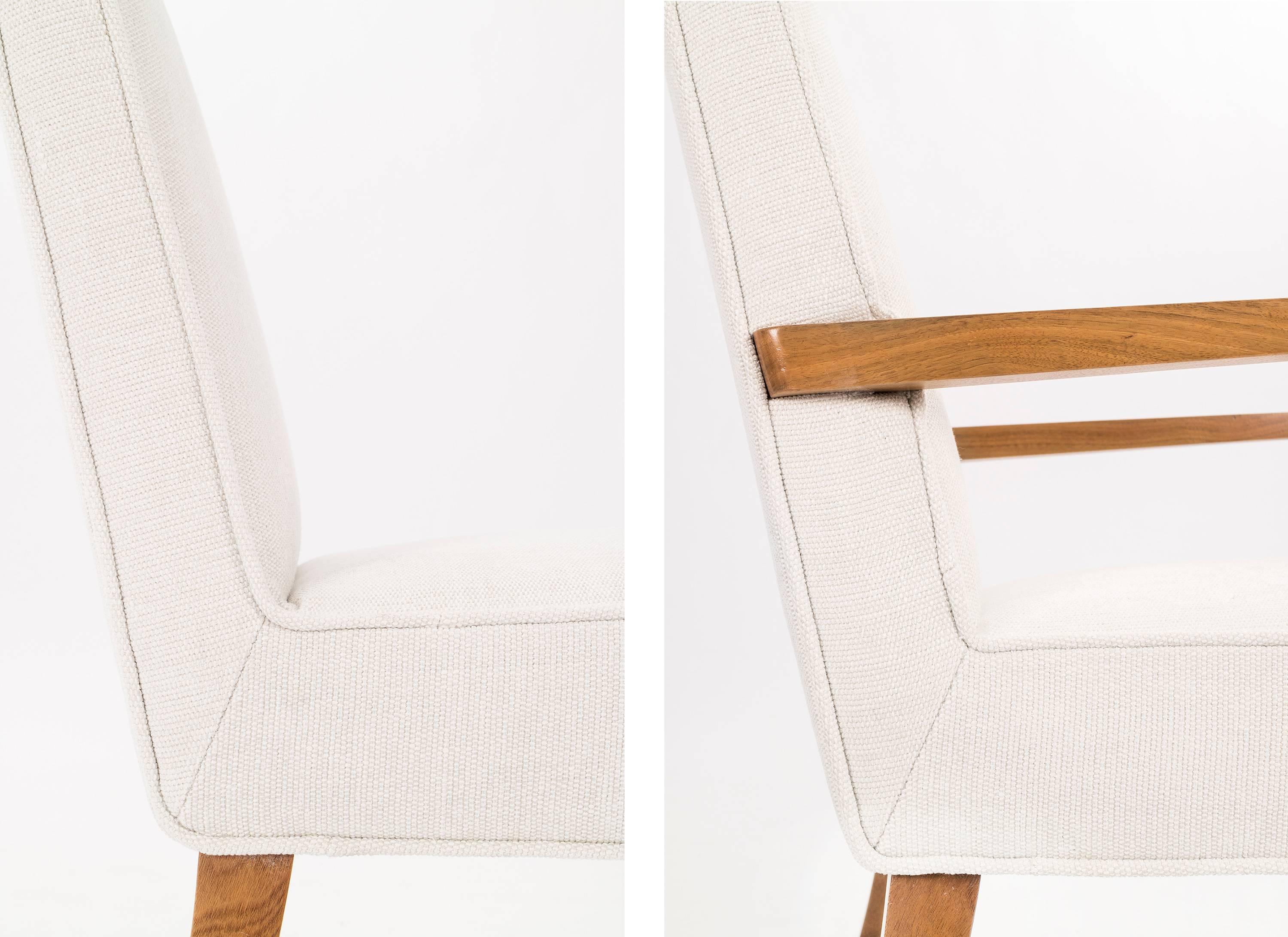 Upholstery  Set of 12 T.H. Robsjohn-Gibbings Dining Chairs