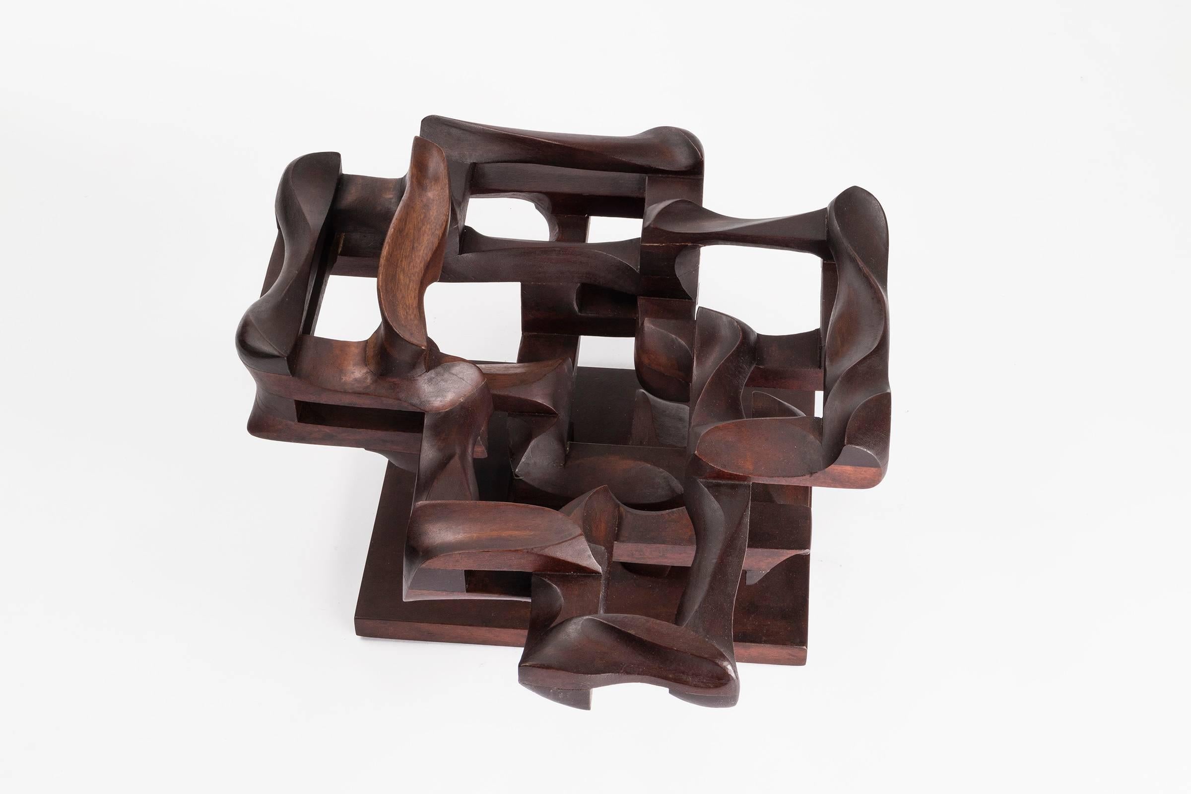 Mario Dal Fabbro - No. 22
'construction' noted on back

Multi-disciplinary artist Mario Dal Fabbro was born in Cappella Maggiore, Italy in 1913. He trained in his family's furniture design shop prior to attending both the R. Superior Institute