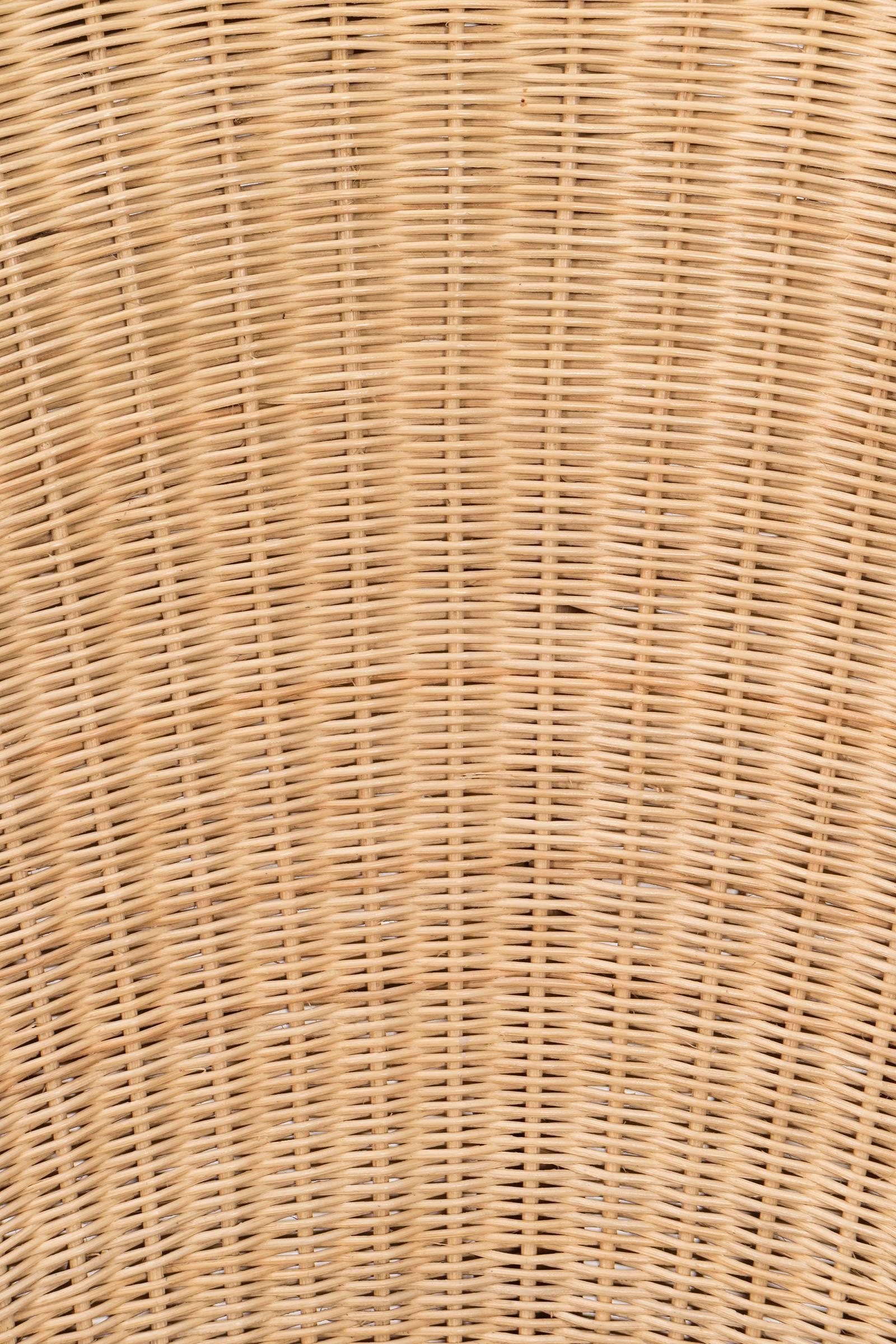 Leather Pair of Isamu Kenmochi Rattan Chairs