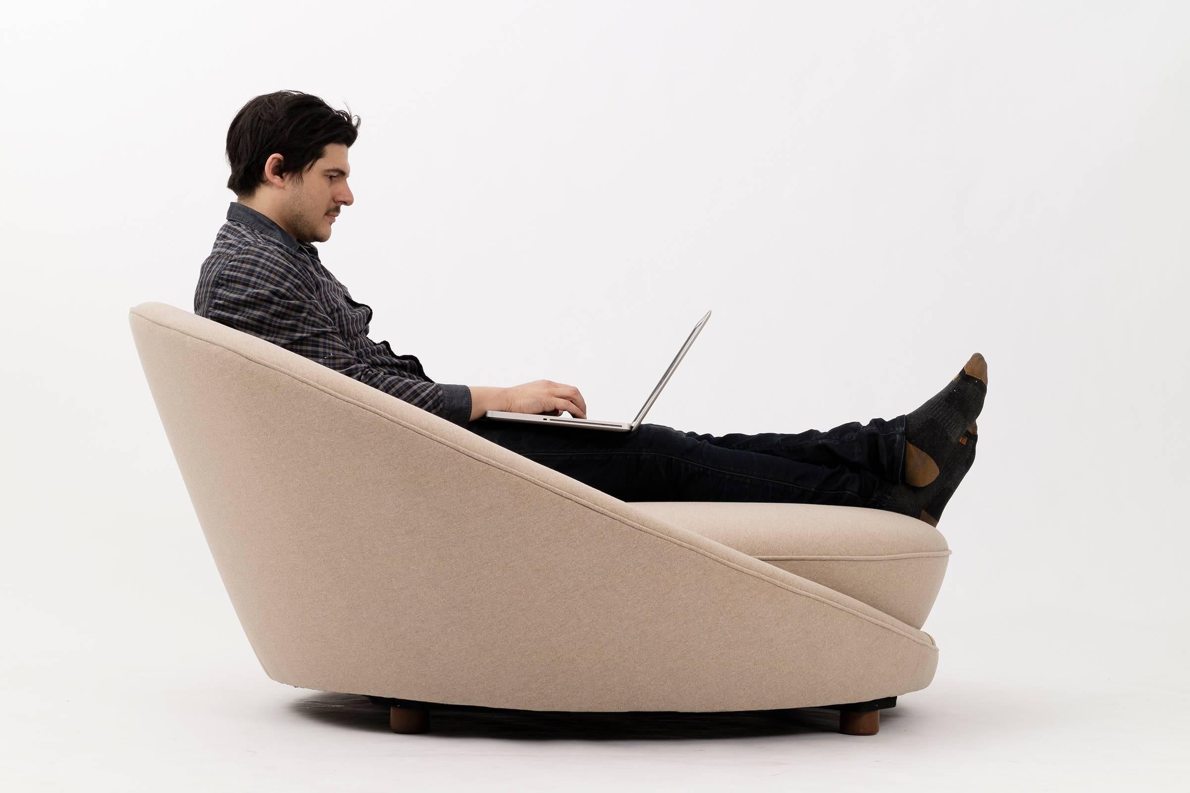 milo baughman chaise