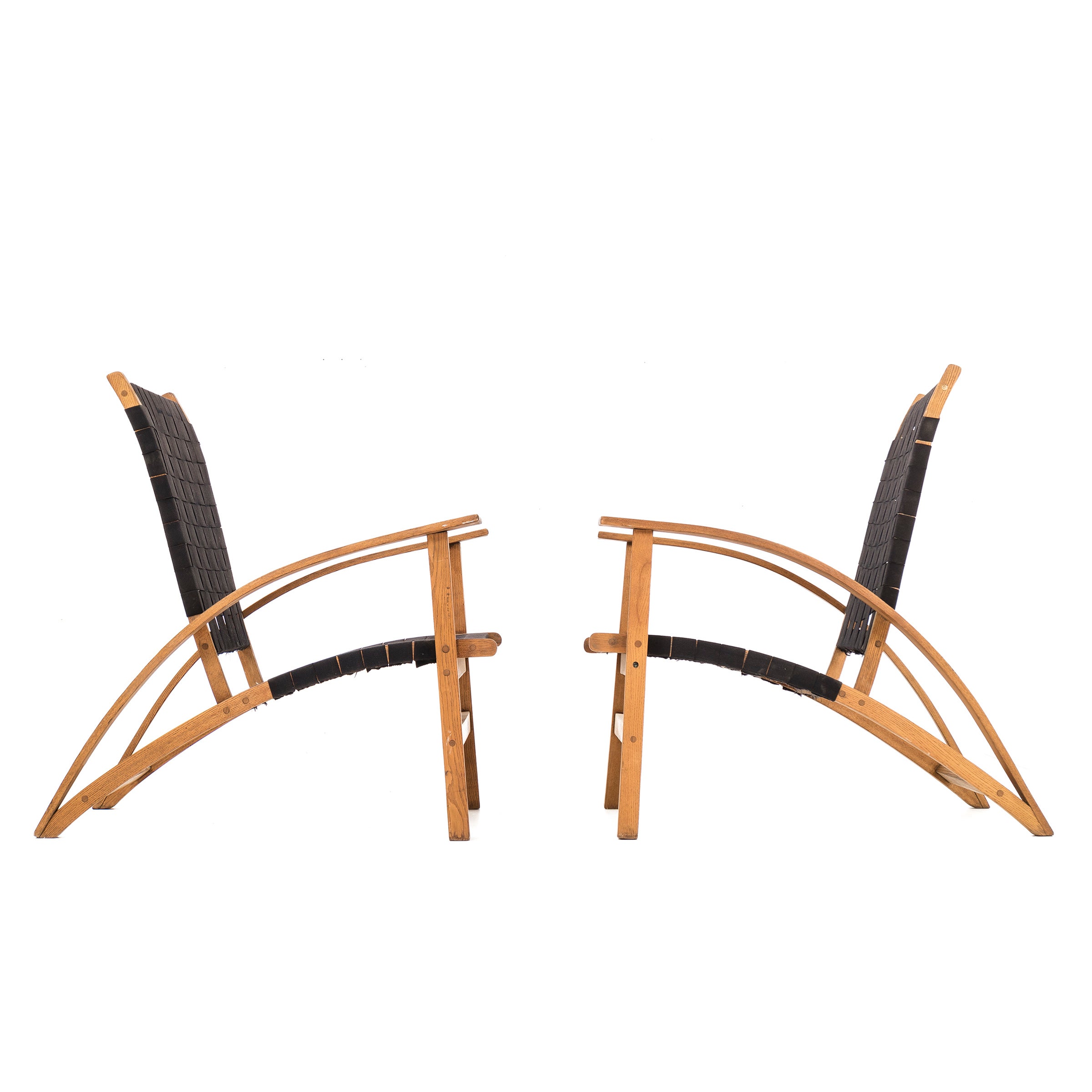 Pair Of Carl Koch Sno Shu Chairs For Sale At 1stdibs
