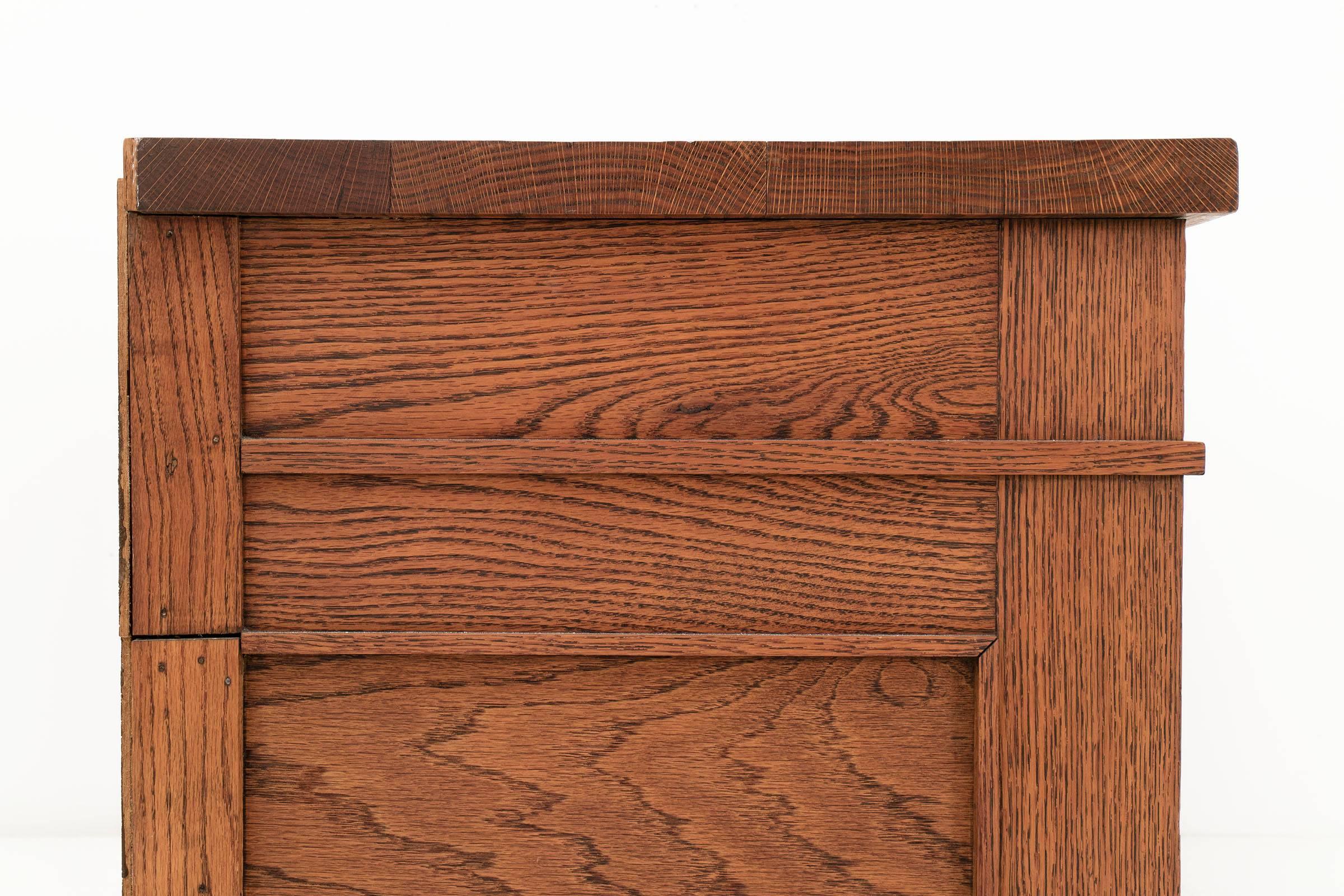 Frank Lloyd Wright Pedestal Desk from Frank L. Smith Bank 1