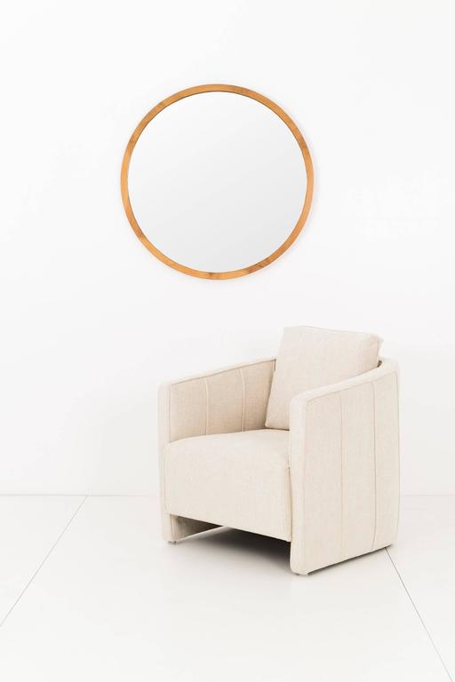 Gilbert Rohde Wall Mirror For At 1stdibs Gilbert Rohde For Herman Miller Simple Round Wall Mirror With Maple Frame