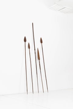 Set of Five Tribal Spears