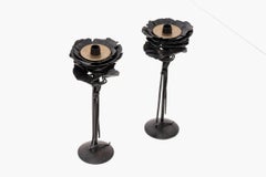 Paire de bougeoirs Albert Paley Blossom