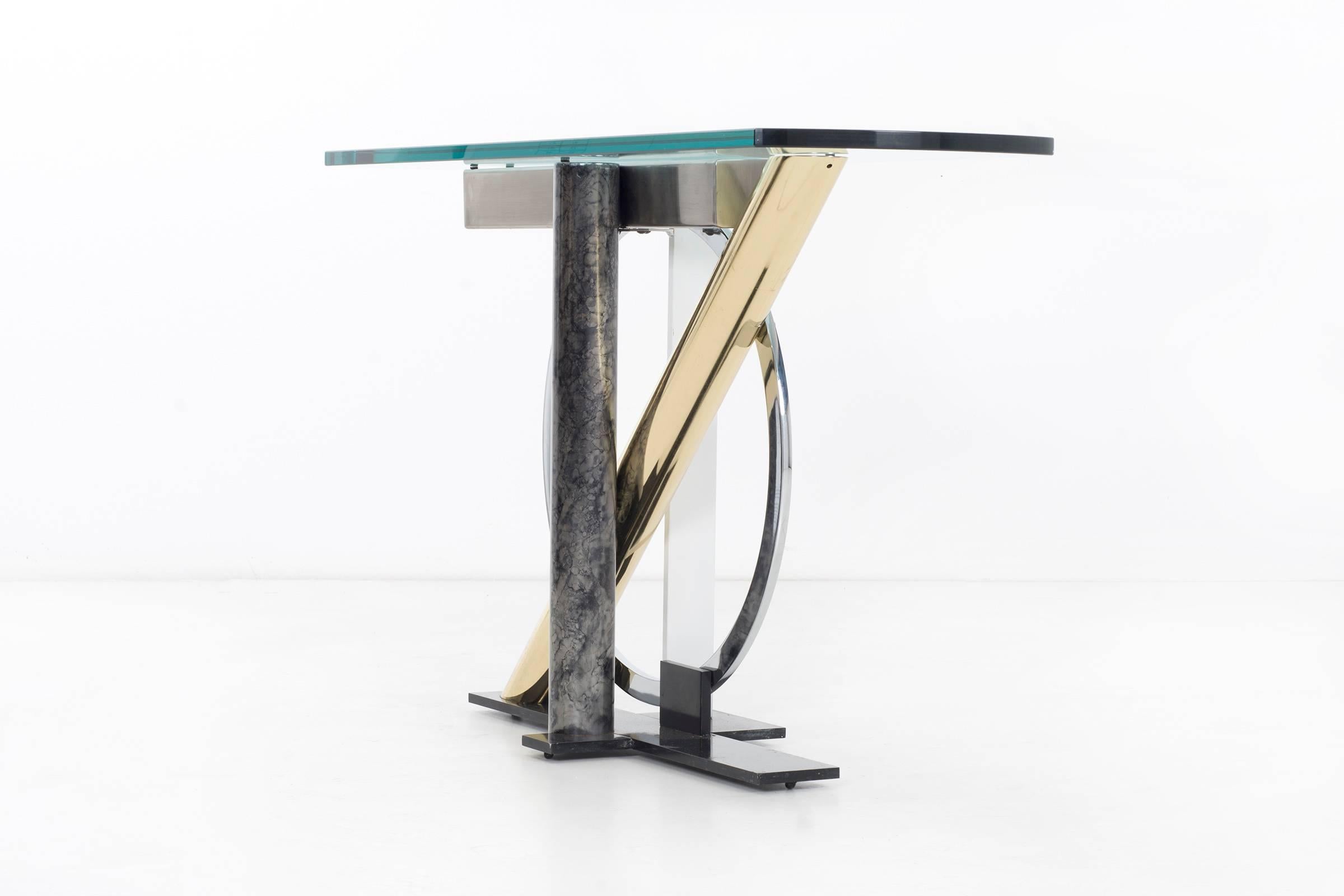 American DIA Metal Console Table