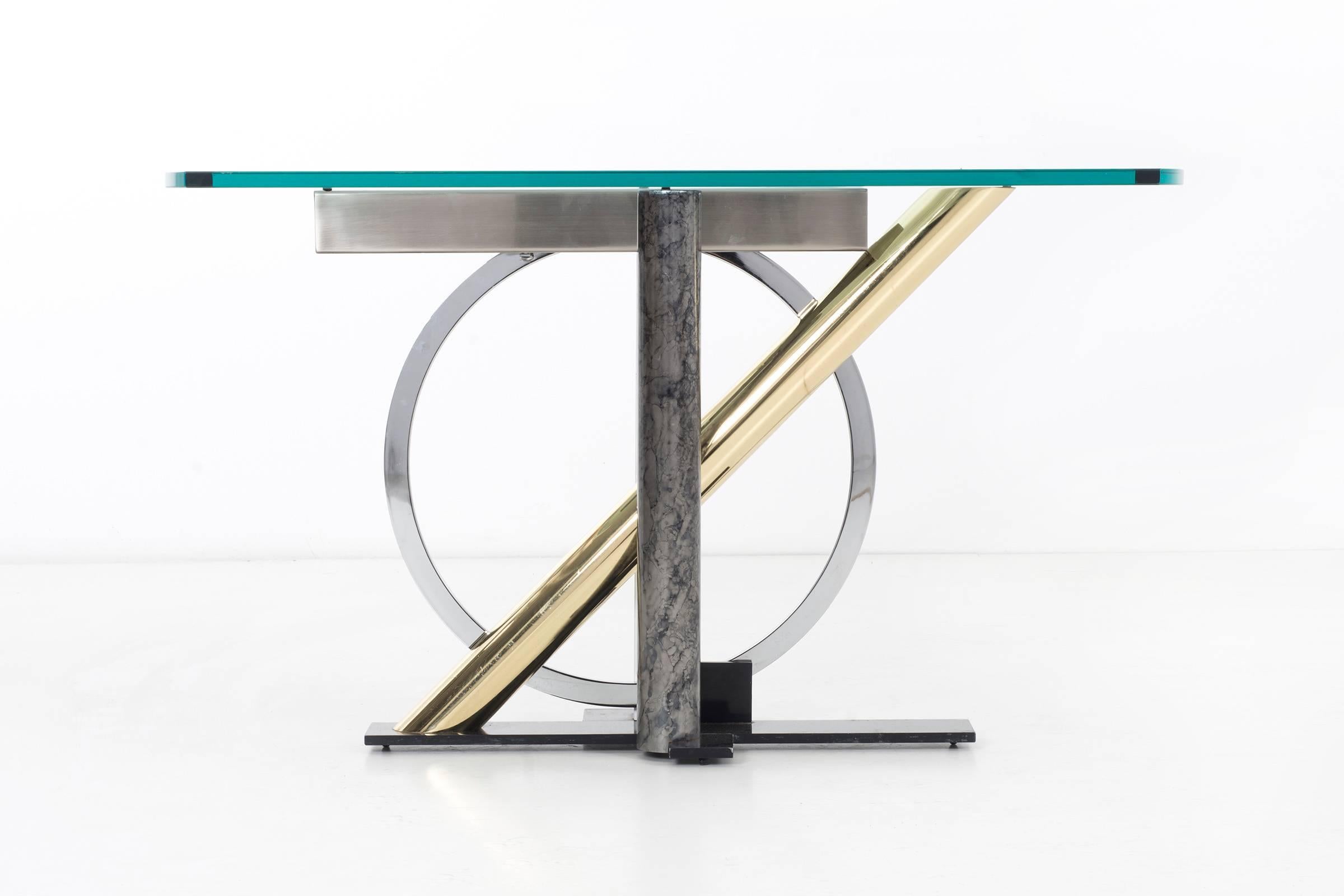 Late 20th Century DIA Metal Console Table