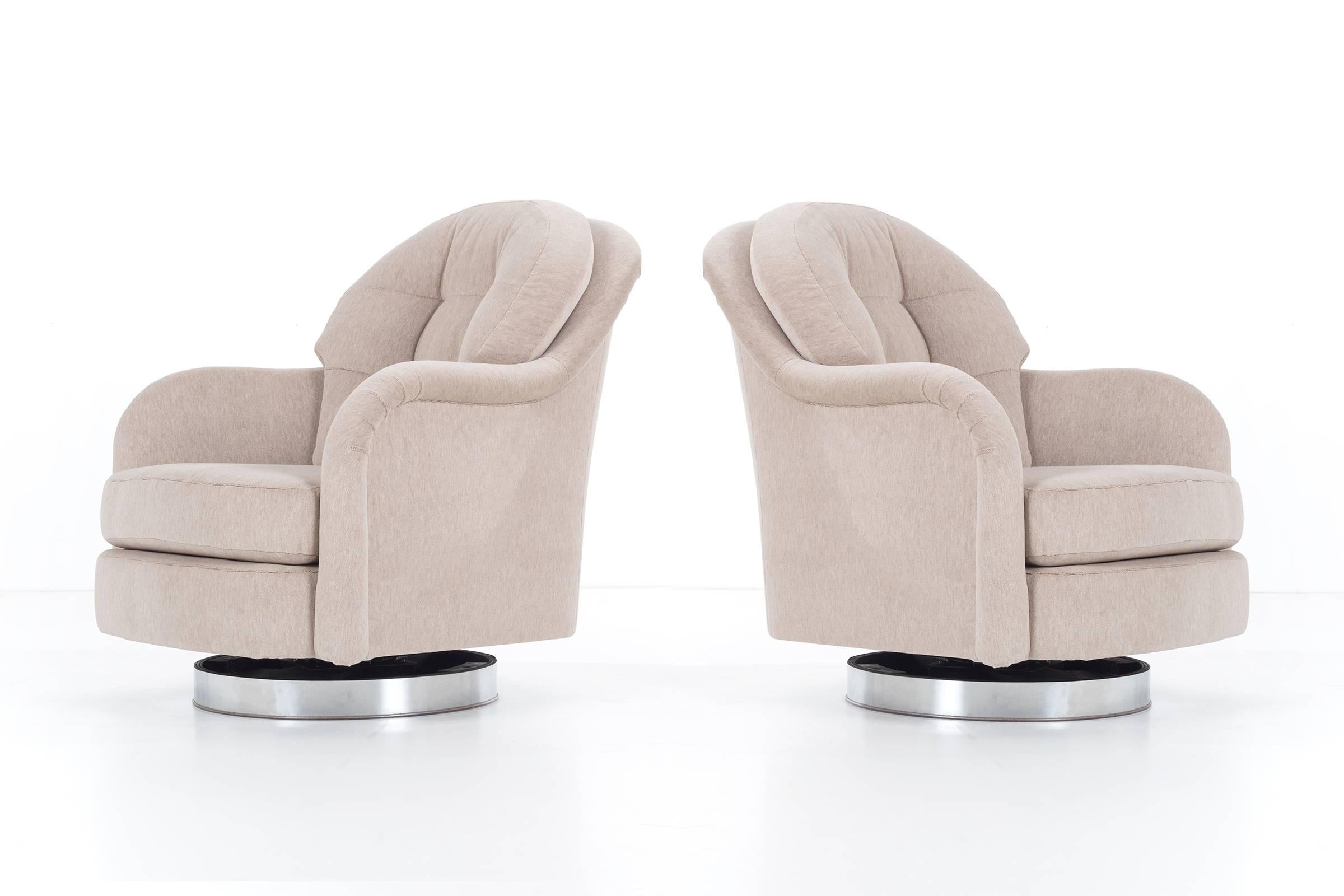 Modern Milo Baughman for Thayer Coggin Lounge Chairs